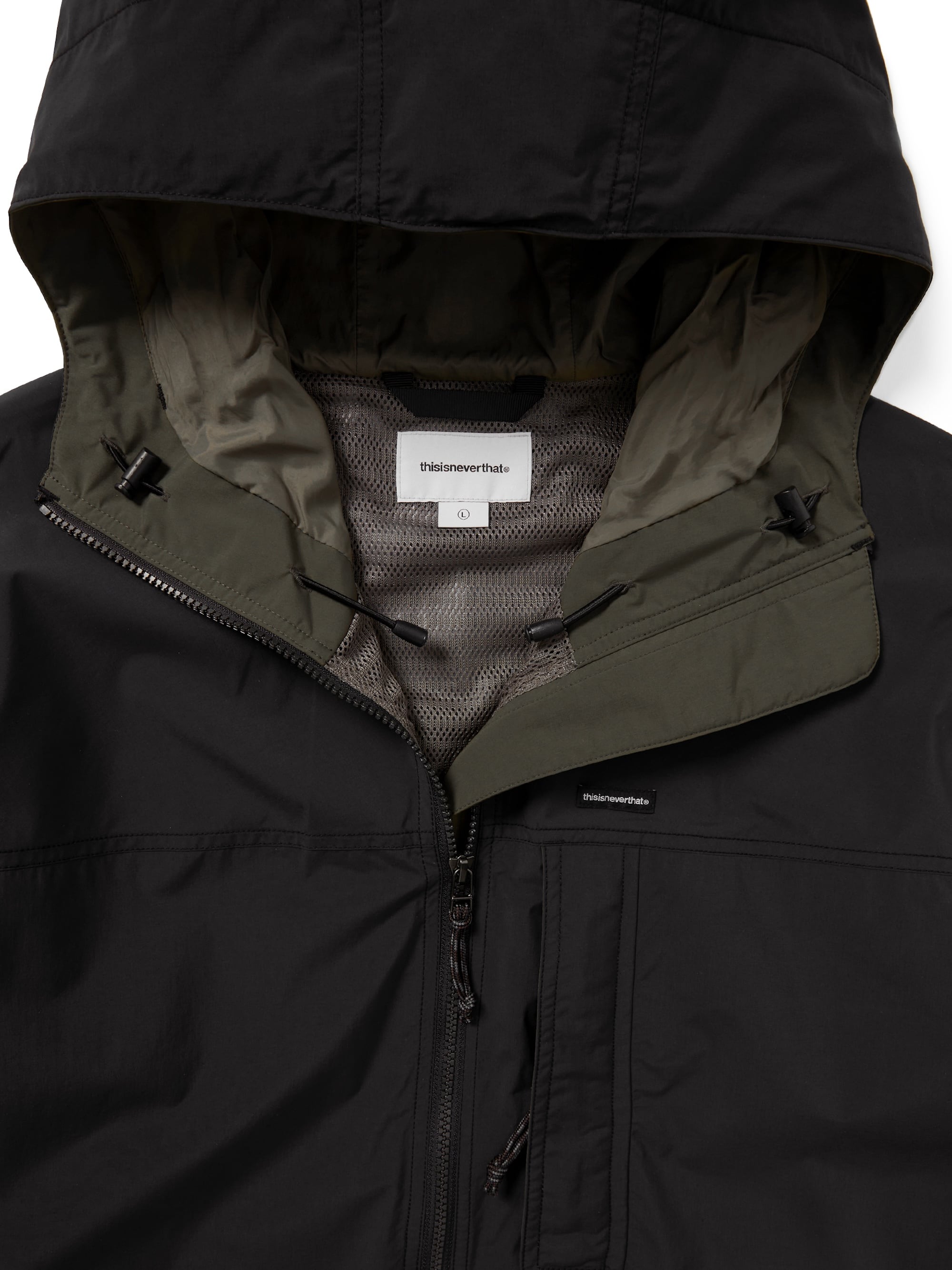 thisisneverthat - Nylon Anorak Parka (Black) product image 2 | TRAB K-Fashion Australia