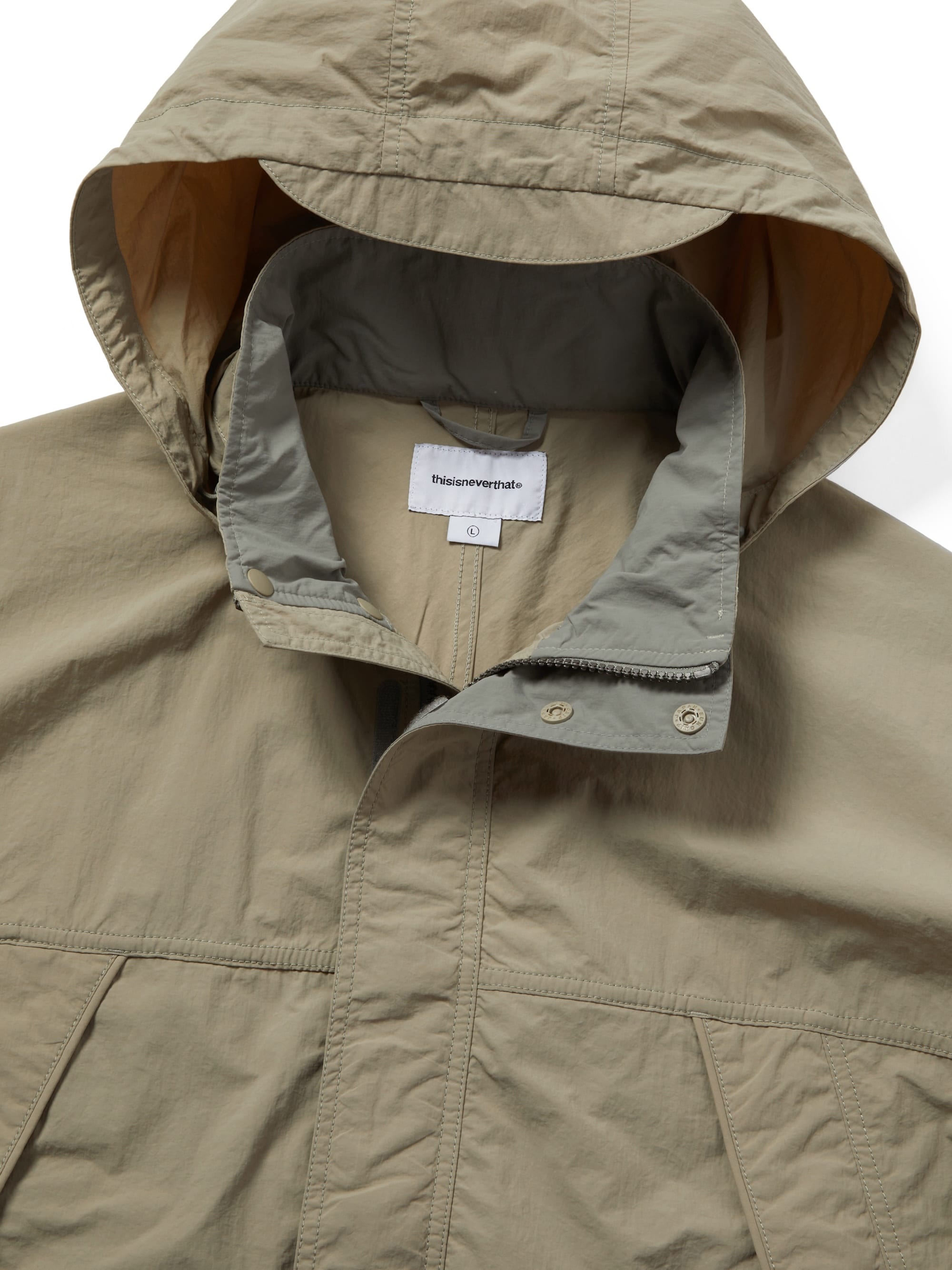 thisisneverthat - Nylon Mountain Jacket (Beige) product image 3 | TRAB K-Fashion Australia
