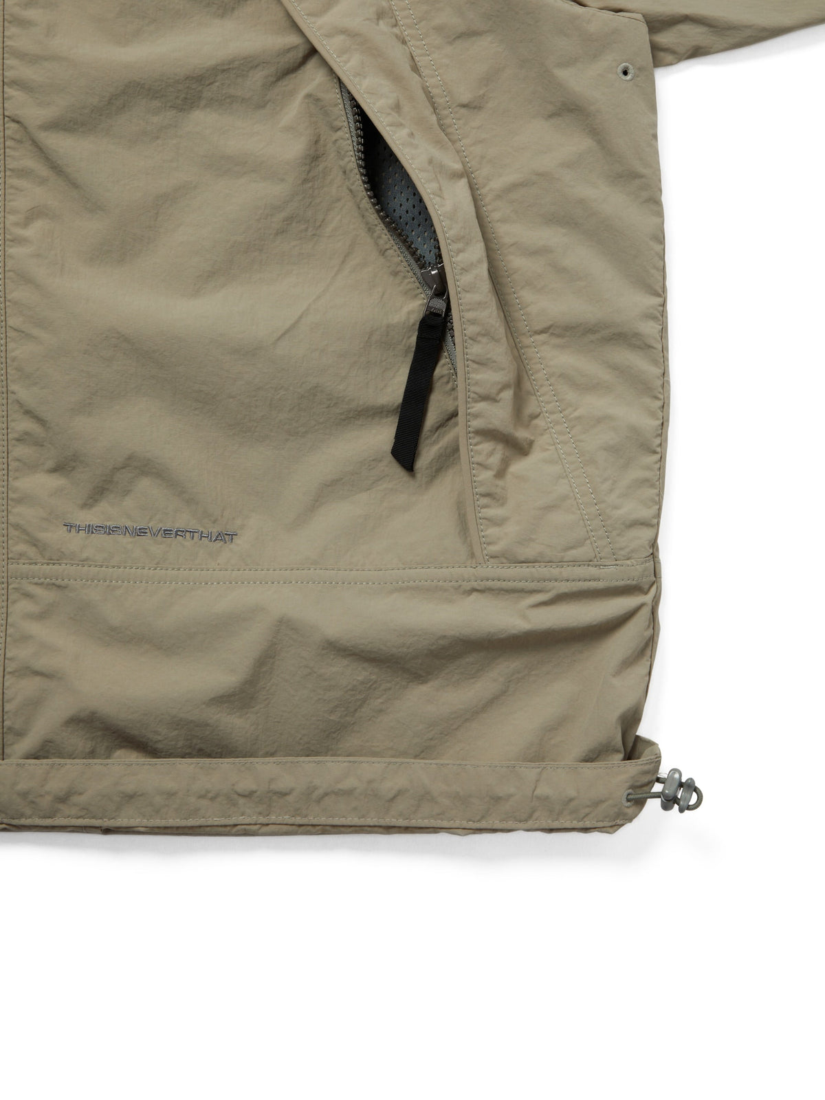 thisisneverthat - Nylon Mountain Jacket (Beige) product image 4 | TRAB K-Fashion Australia