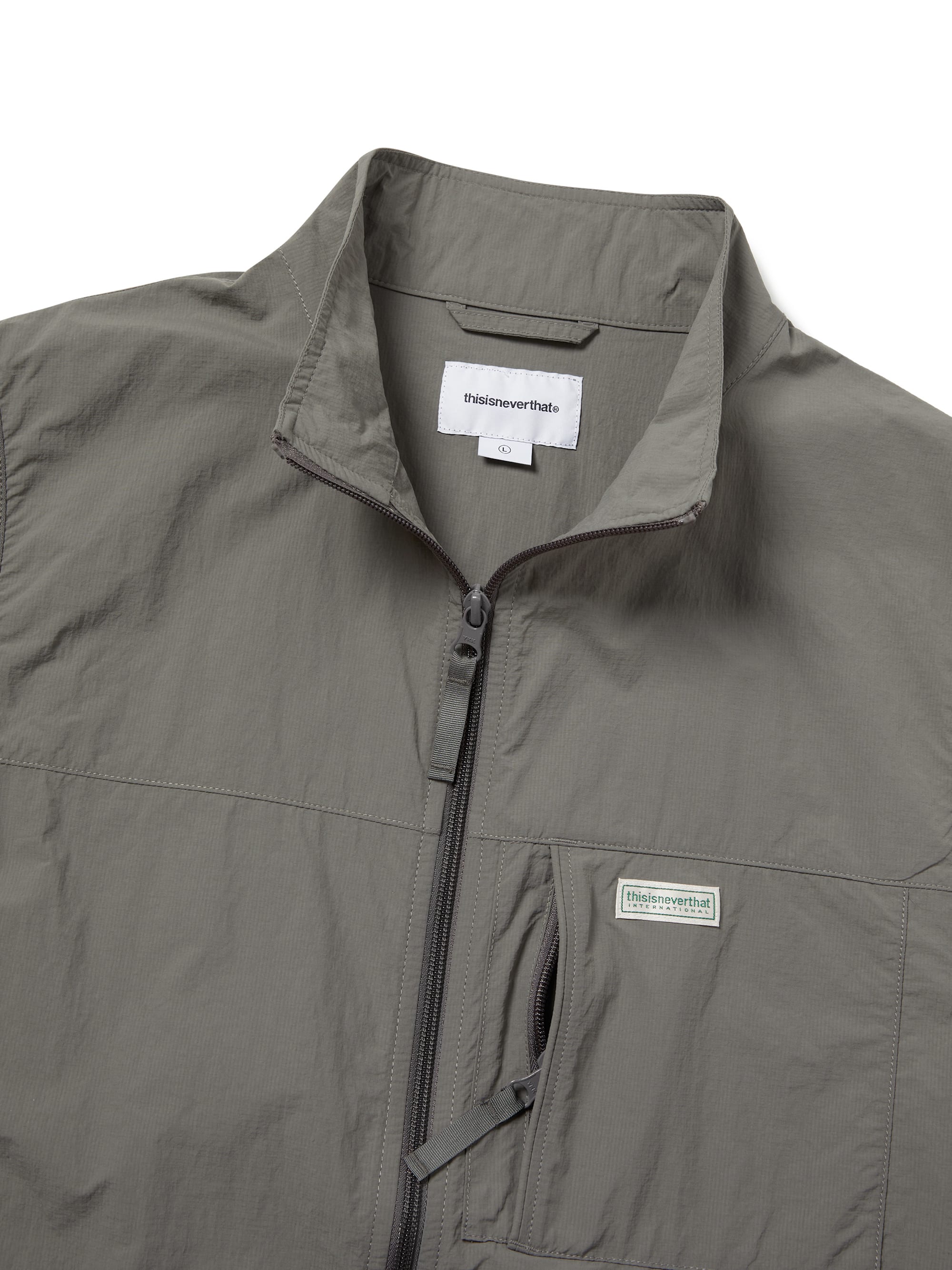 thisisneverthat - Nylon Sport Vest (Olive Drab) product image 2 | TRAB K-Fashion Australia