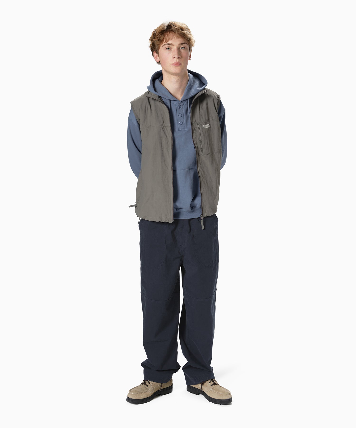 thisisneverthat - Nylon Sport Vest (Olive Drab) product image 5 | TRAB K-Fashion Australia