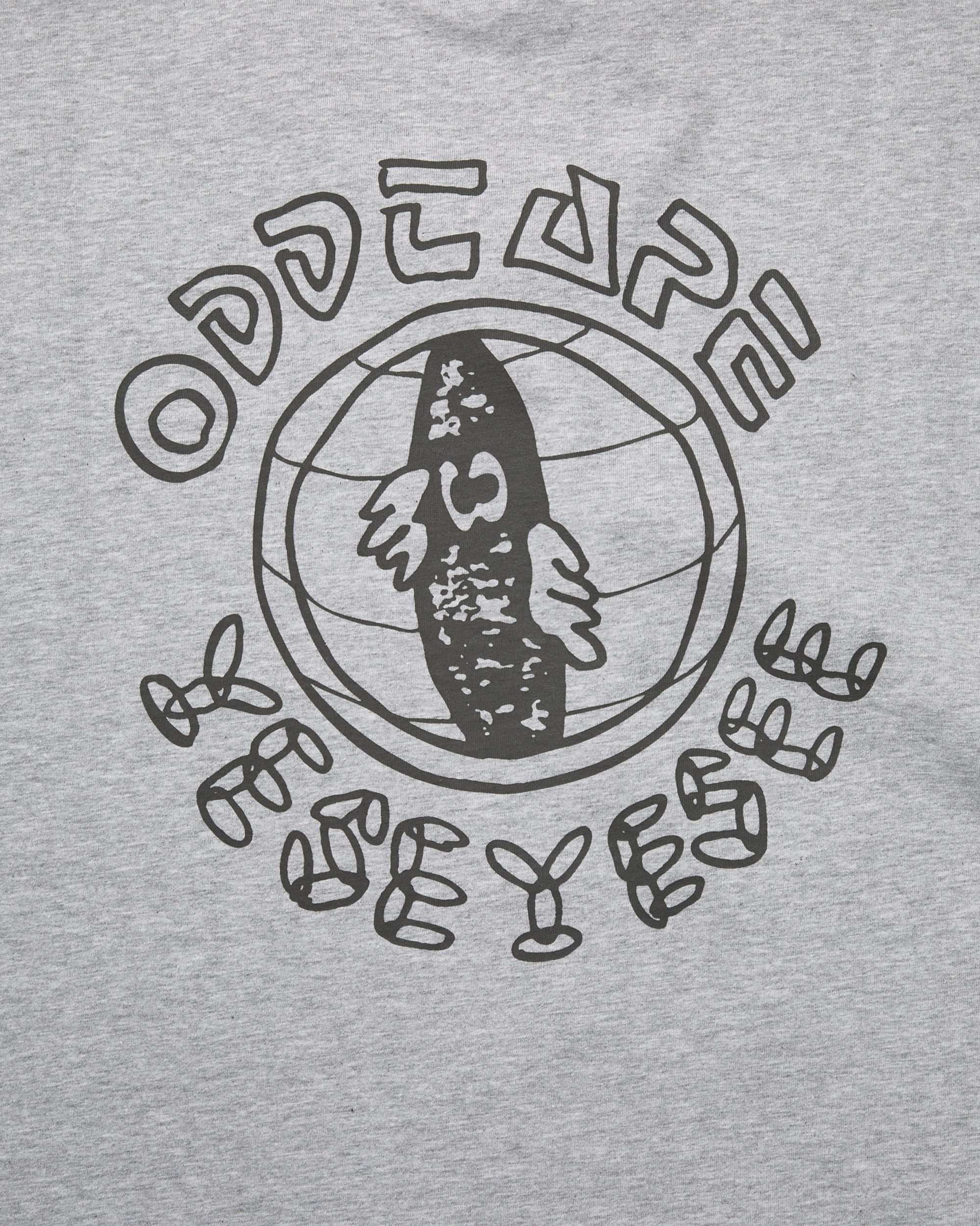 yeseyesee - ODD TAPE Globe Tee (Grey) product image 5 | TRAB K-Fashion Australia