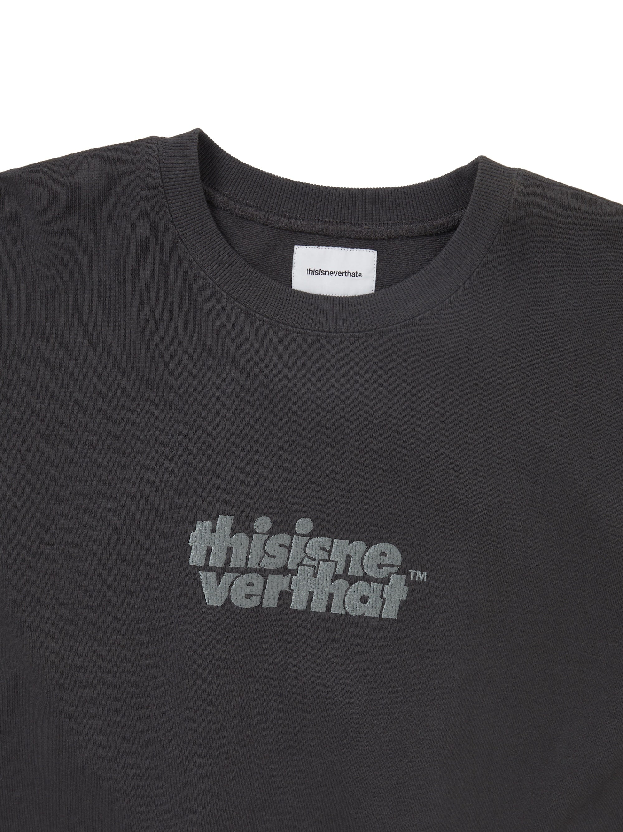 thisisneverthat - OL-Logo Crewneck (Charcoal) product image 2 | TRAB K-Fashion Australia