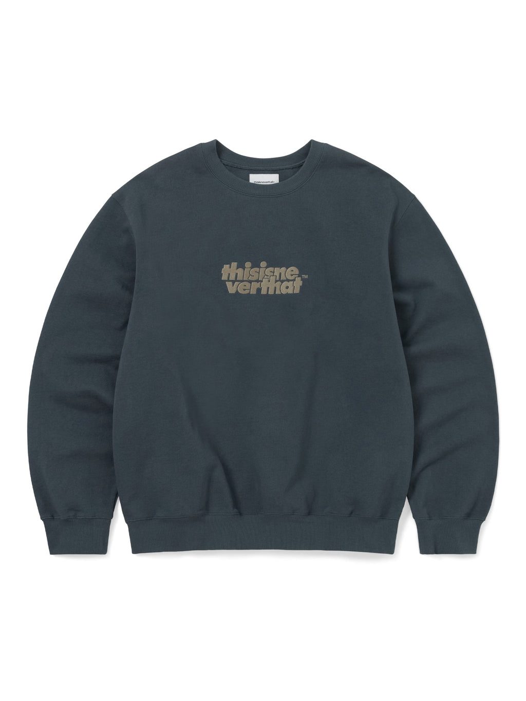 thisisneverthat - OL-Logo Crewneck (Faded Navy) product image 1 | TRAB K-Fashion Australia