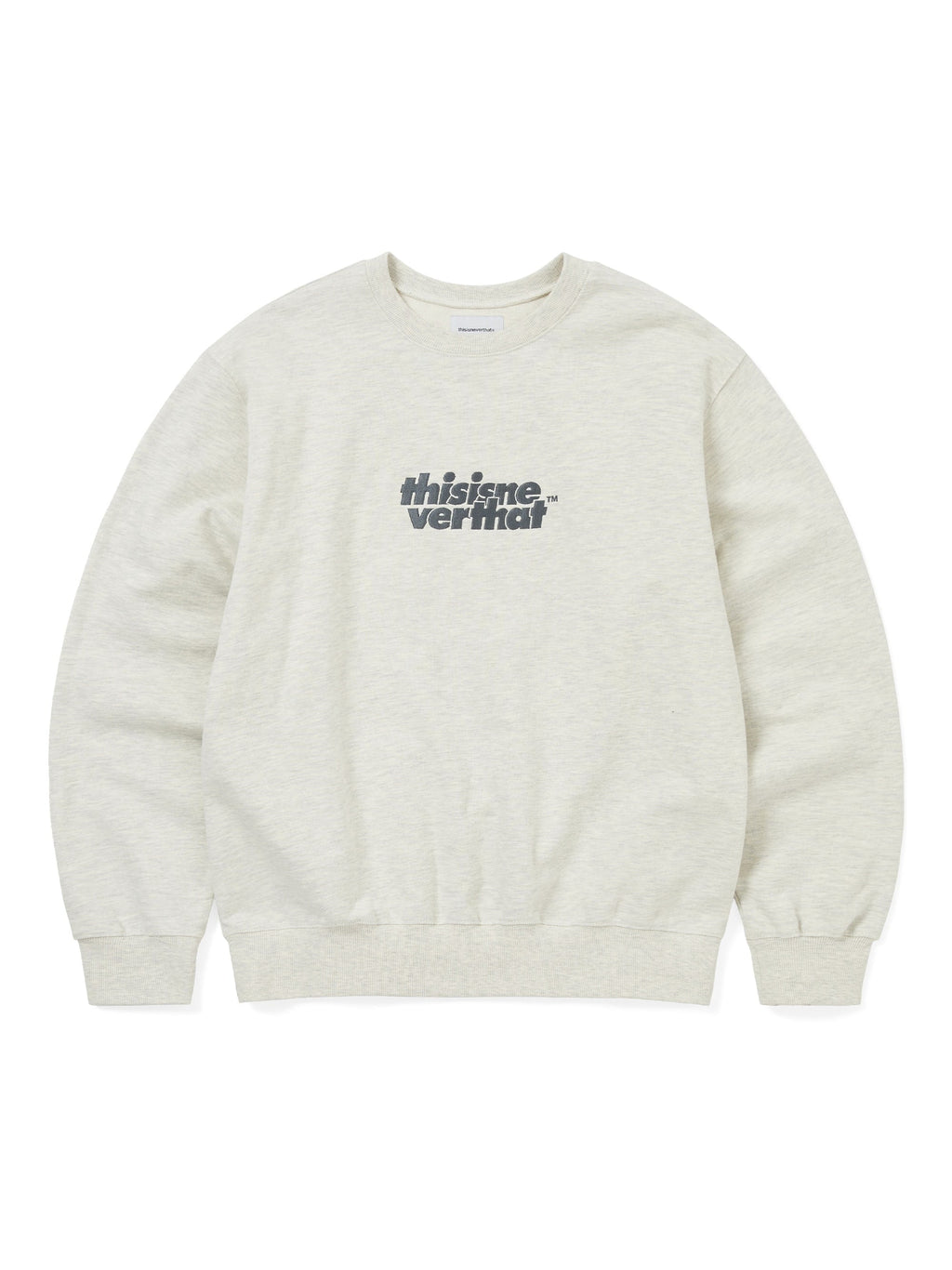 thisisneverthat - OL-Logo Crewneck (Oatmeal) product image 1 | TRAB K-Fashion Australia