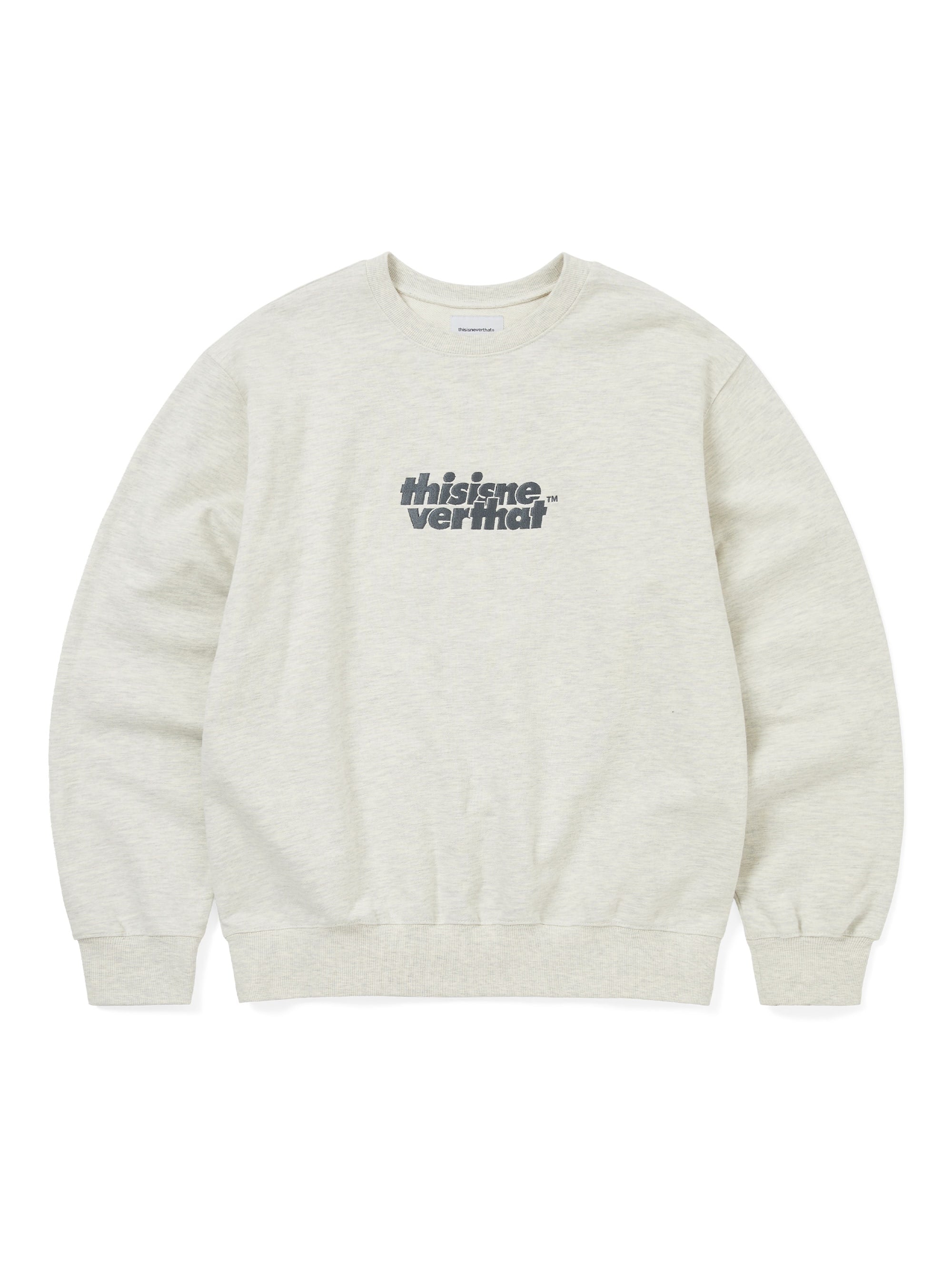 thisisneverthat - OL-Logo Crewneck (Oatmeal) product image 1 | TRAB K-Fashion Australia