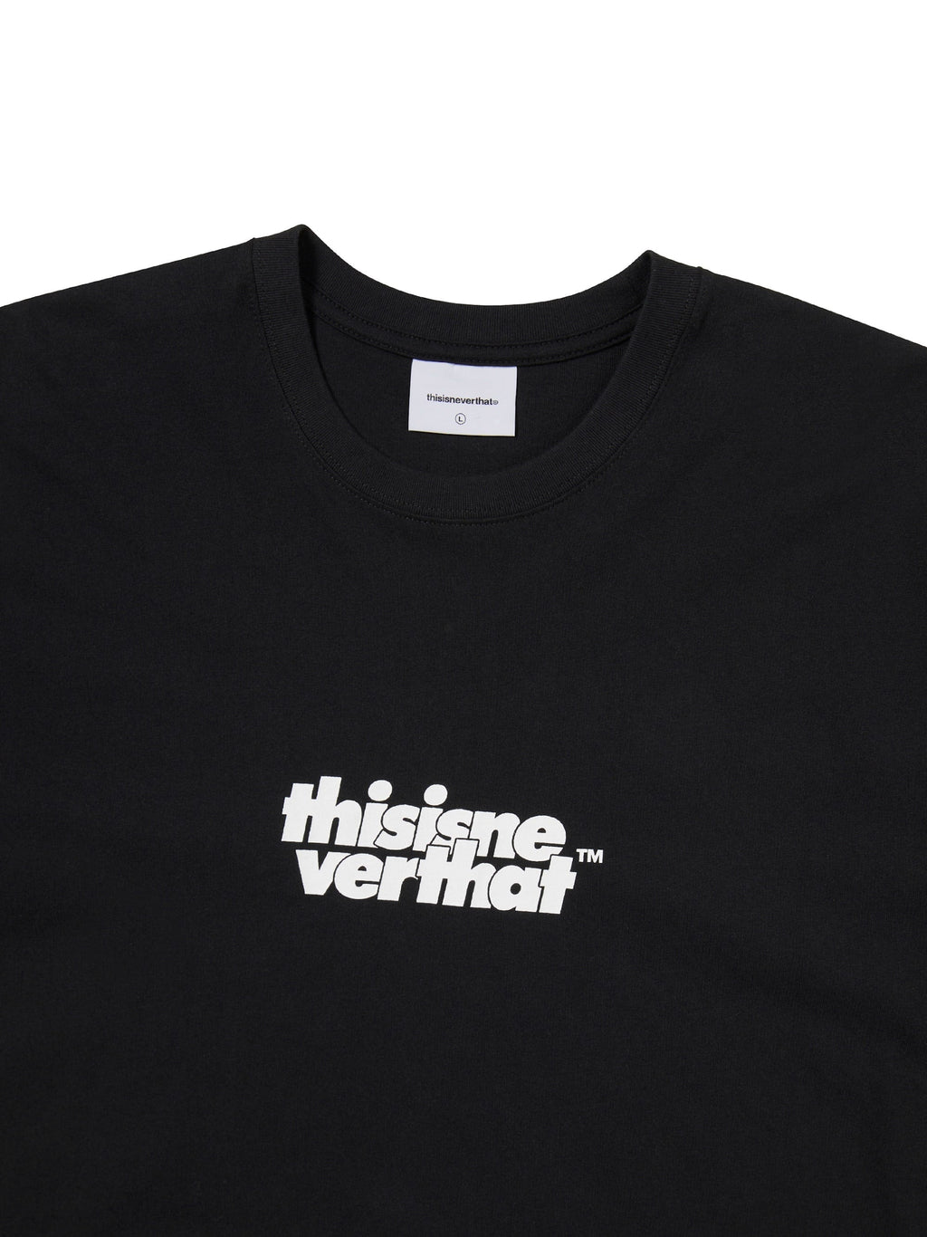thisisneverthat - OL-Logo Tee (Black) product image 2 | TRAB K-Fashion Australia