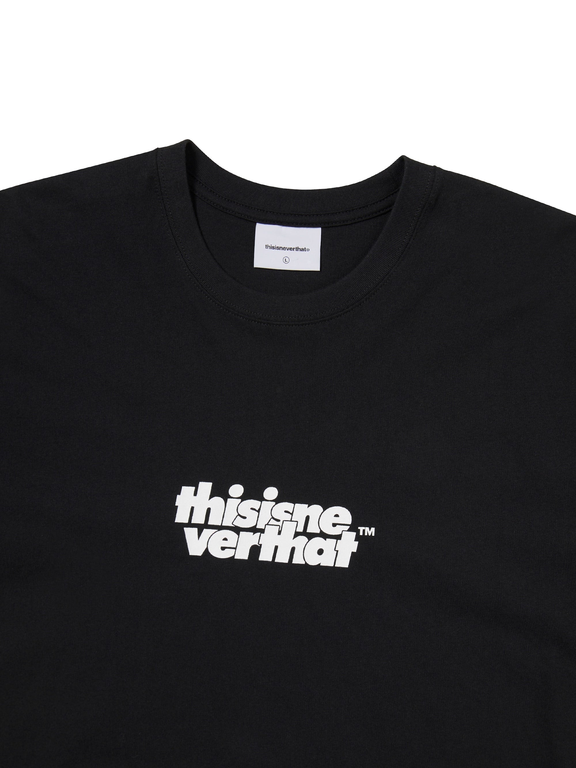 thisisneverthat - OL-Logo Tee (Black) product image 2 | TRAB K-Fashion Australia
