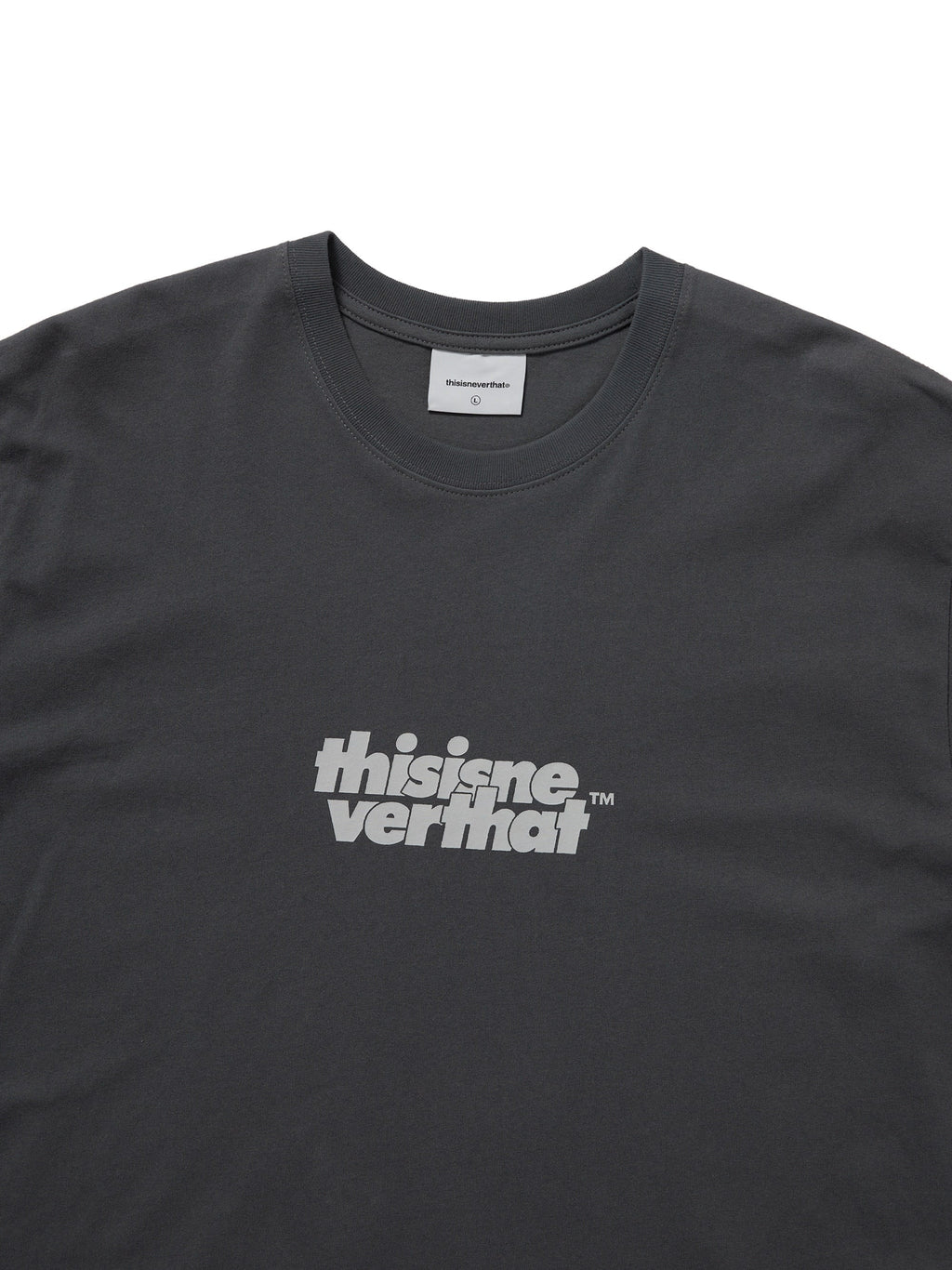 thisisneverthat - OL-Logo Tee (Dark Grey) product image 2 | TRAB K-Fashion Australia