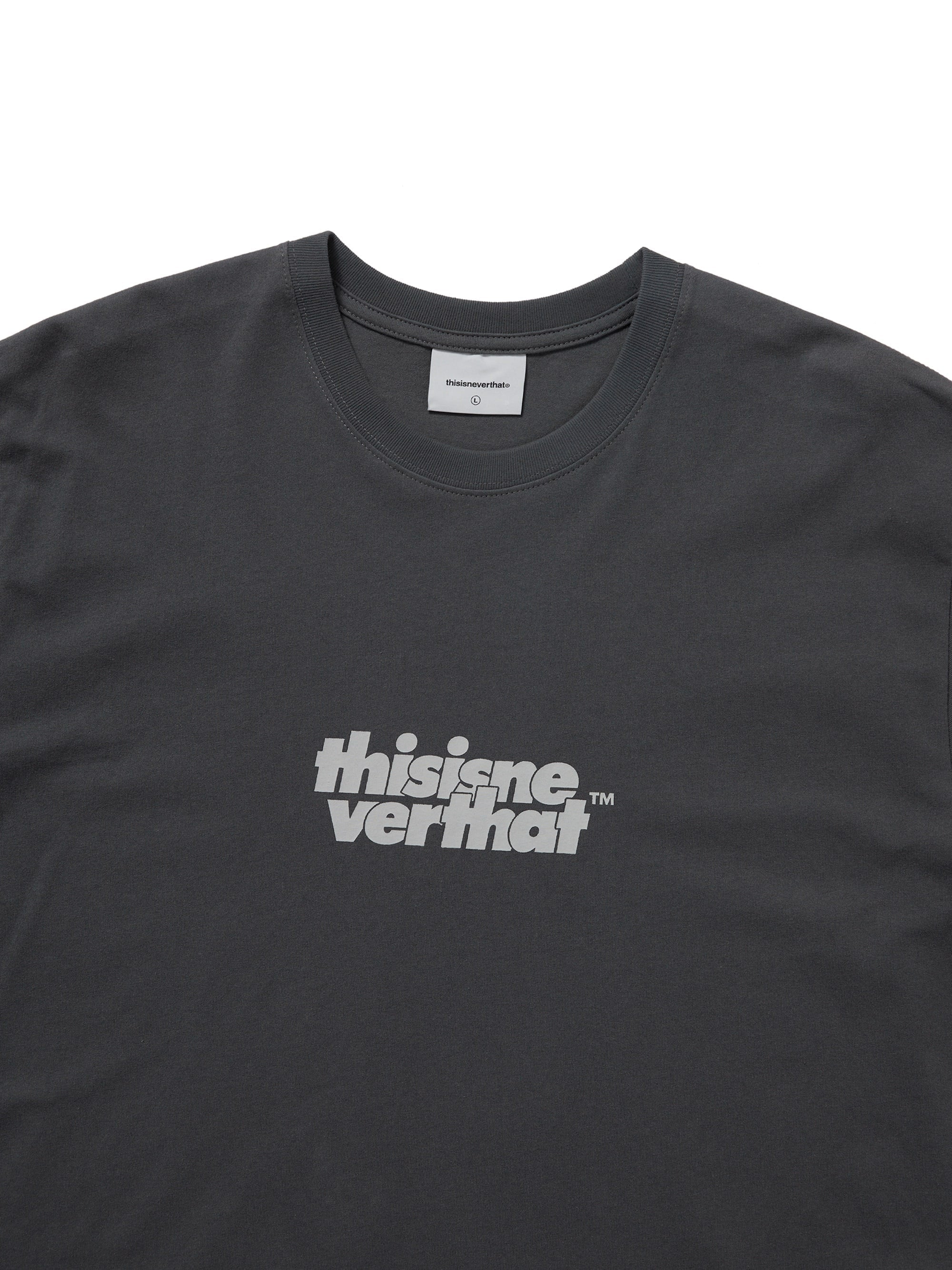 thisisneverthat - OL-Logo Tee (Dark Grey) product image 2 | TRAB K-Fashion Australia