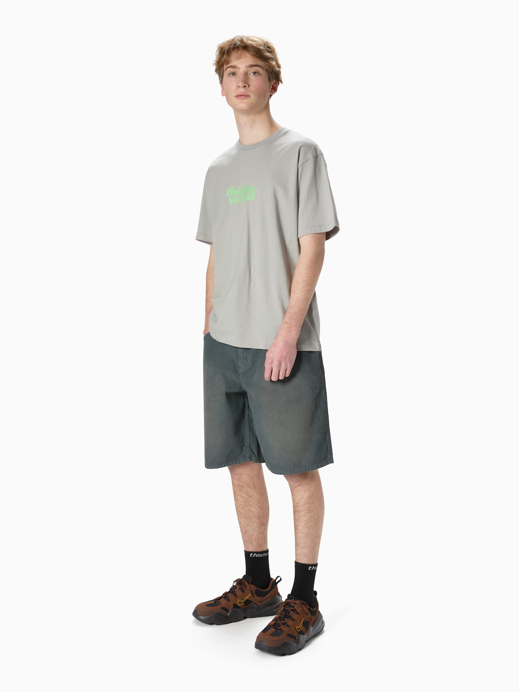 thisisneverthat - OL-Logo Tee (Grey) product image 4 | TRAB K-Fashion Australia