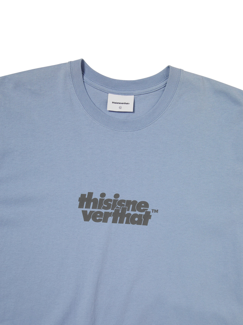 thisisneverthat - OL-Logo Tee (Lavender Grey) product image 2 | TRAB K-Fashion Australia