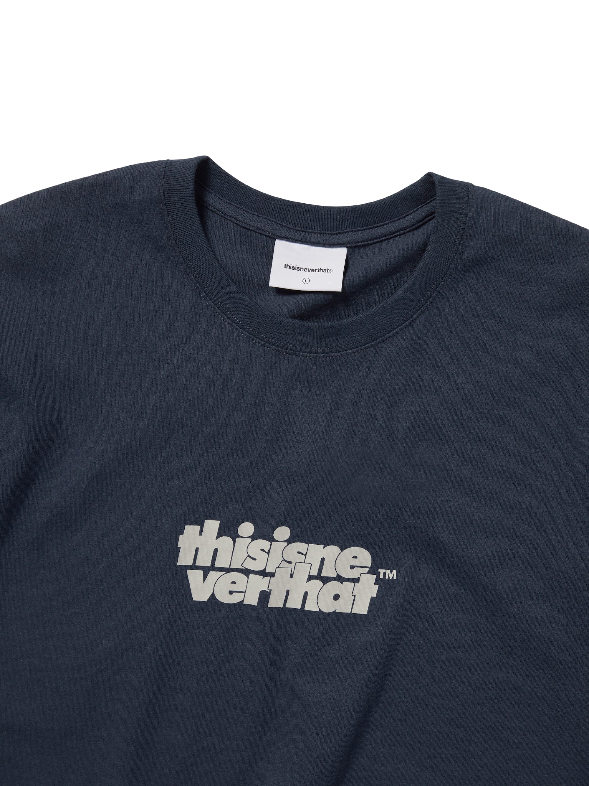 thisisneverthat - OL-Logo Tee (Navy) product image 2 | TRAB K-Fashion Australia