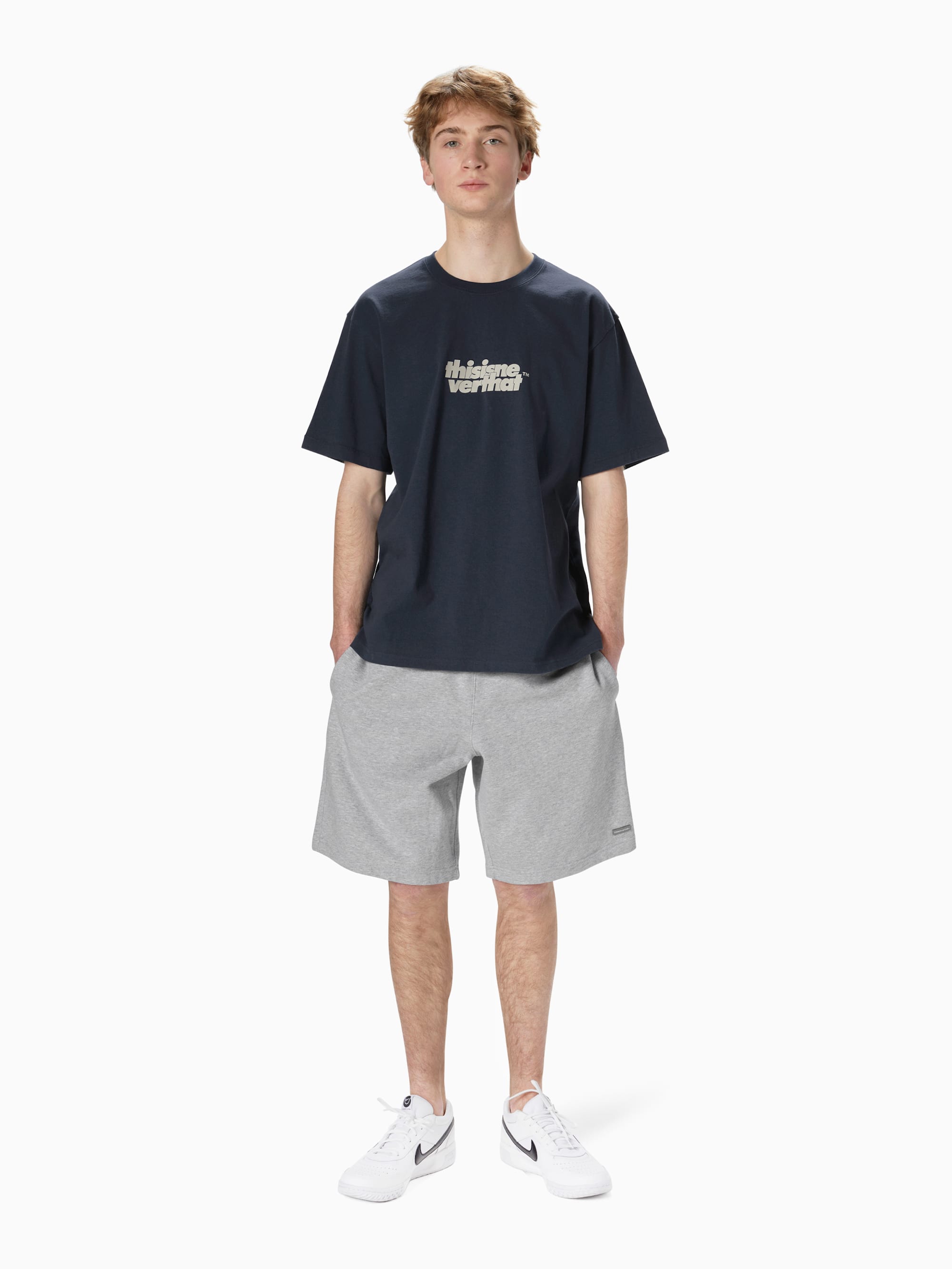 thisisneverthat - OL-Logo Tee (Navy) product image 4 | TRAB K-Fashion Australia