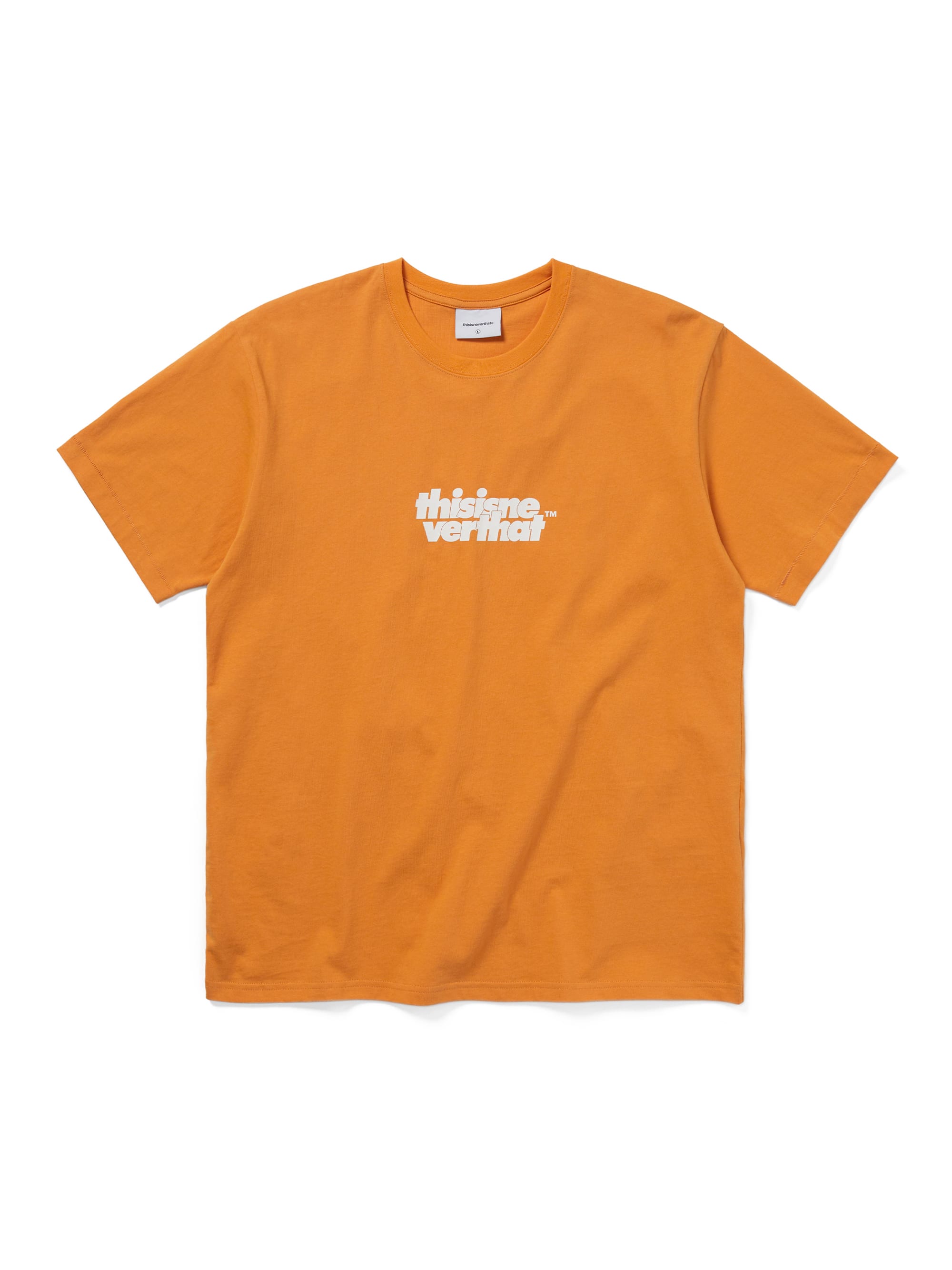thisisneverthat - OL-Logo Tee (Orange) product image 1 | TRAB K-Fashion Australia