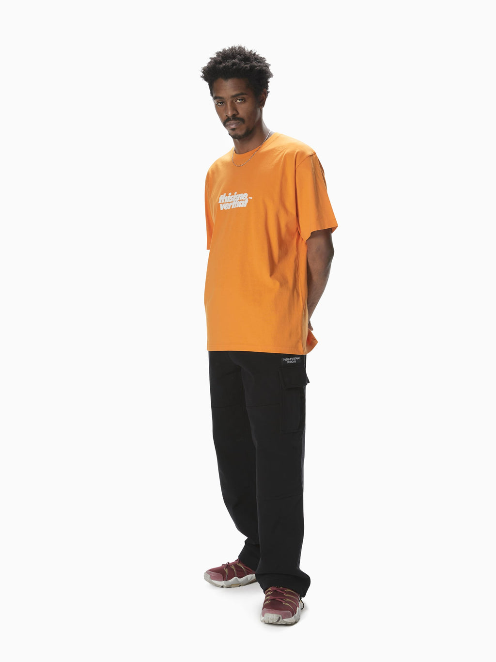 thisisneverthat - OL-Logo Tee (Orange) product image 4 | TRAB K-Fashion Australia