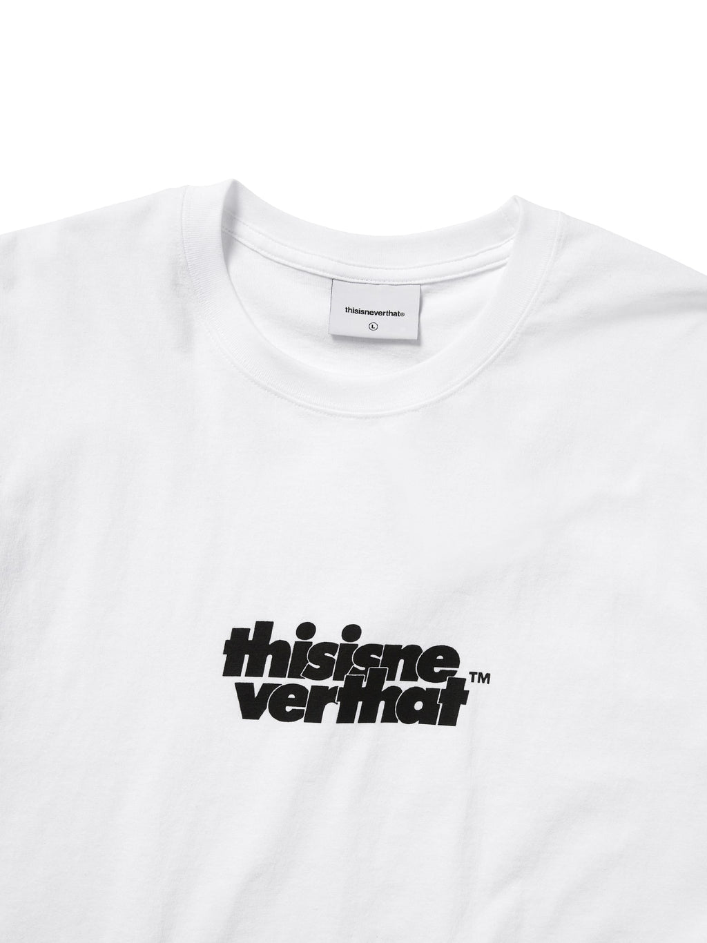 thisisneverthat - OL-Logo Tee (White) product image 2 | TRAB K-Fashion Australia