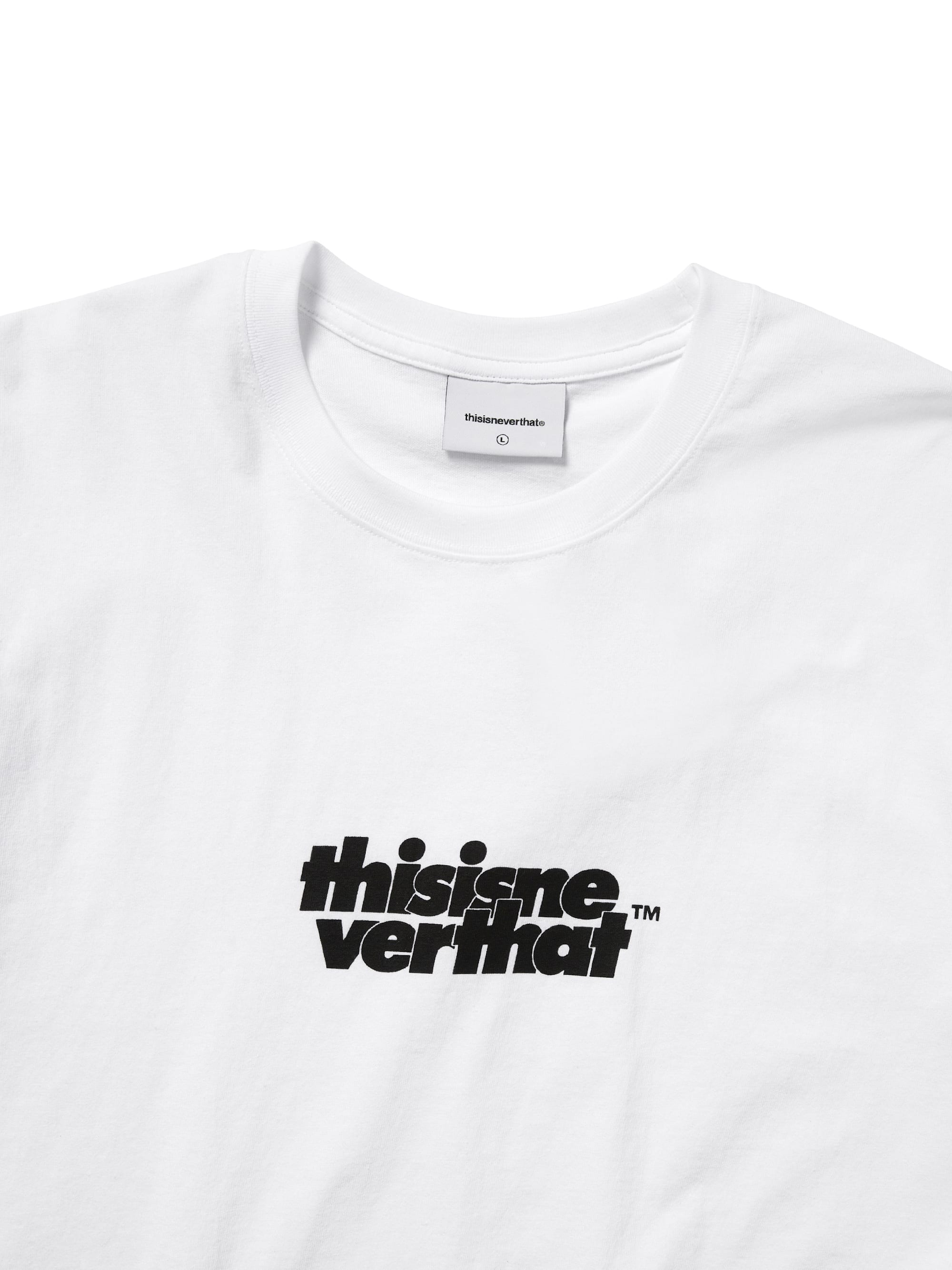 thisisneverthat - OL-Logo Tee (White) product image 2 | TRAB K-Fashion Australia