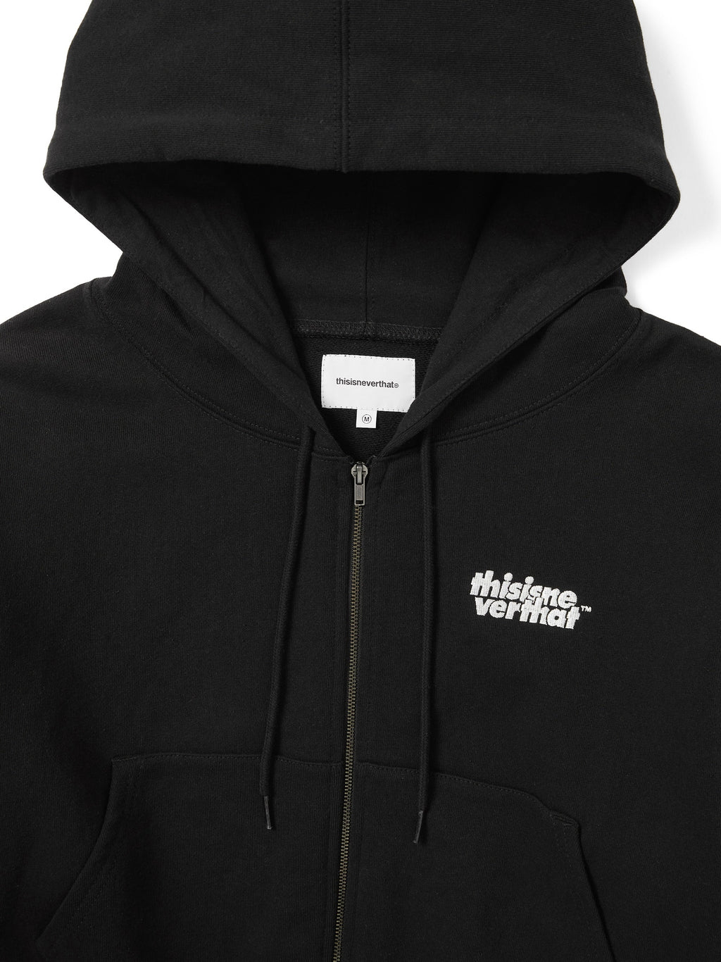 thisisneverthat - OL-Logo W Zip Up Hoodie (Black) product image 2 | TRAB K-Fashion Australia