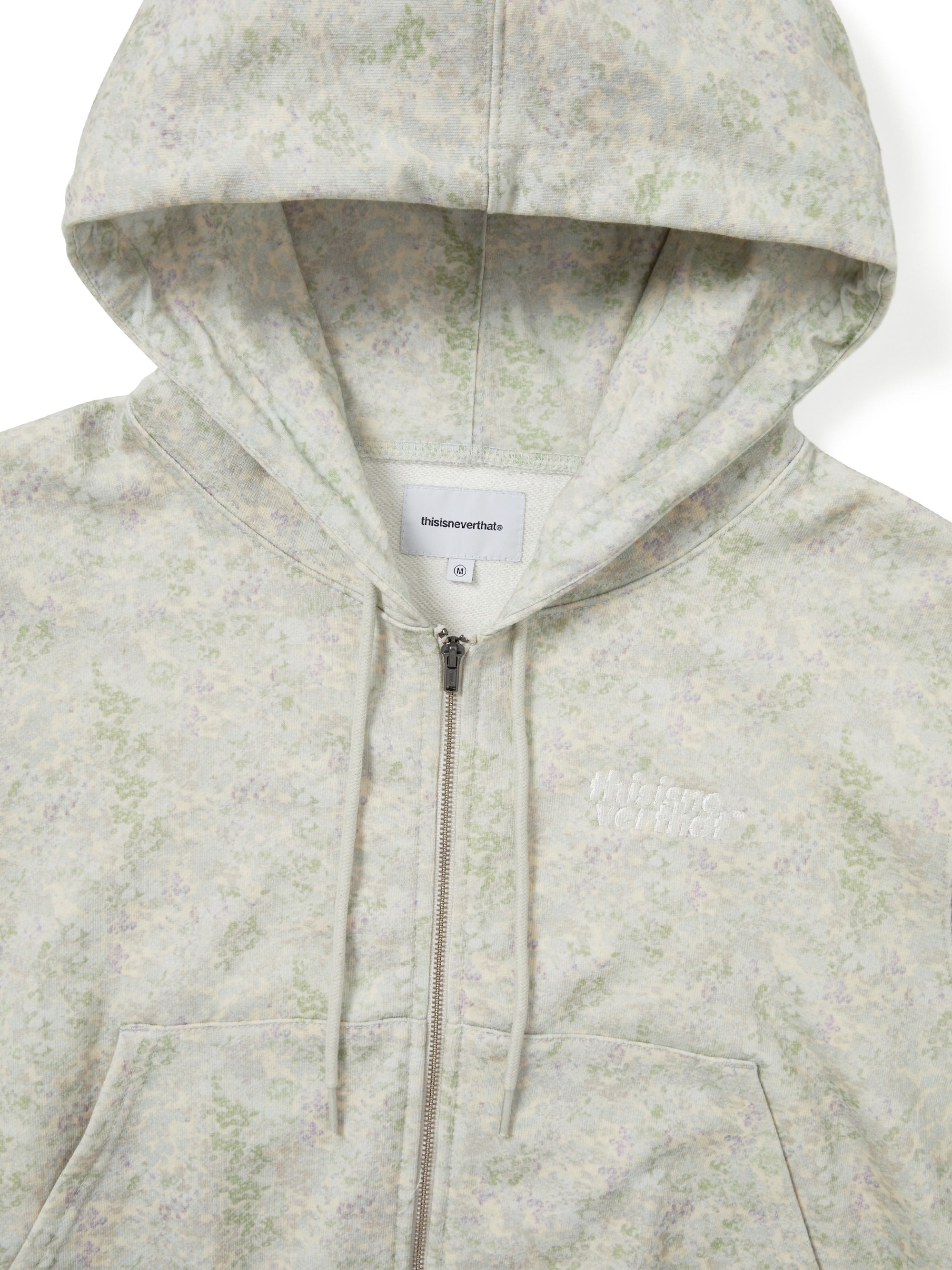 thisisneverthat - OL-Logo W Zip Up Hoodie (Floral Ivory) product image 2 | TRAB K-Fashion Australia
