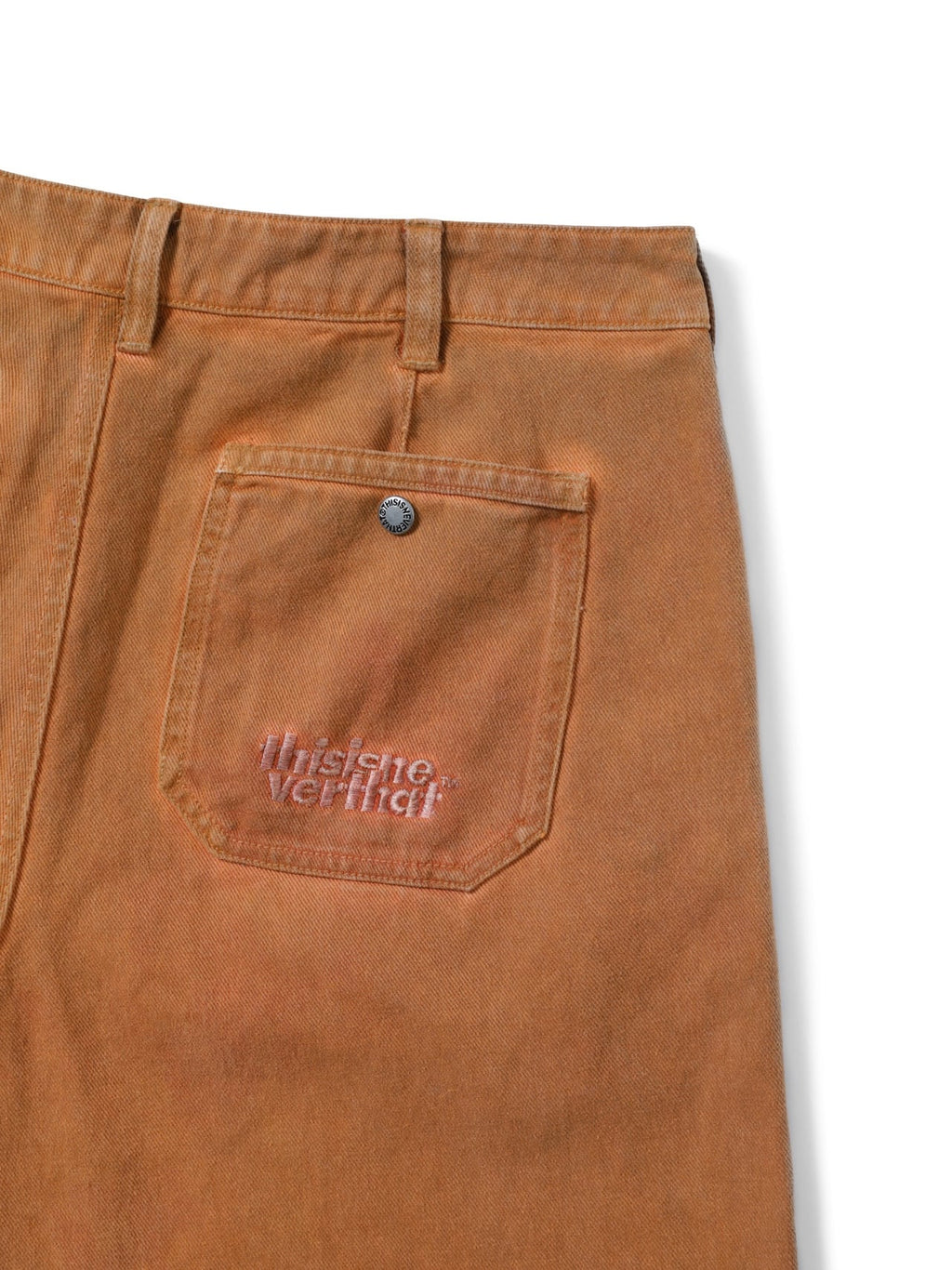 thisisneverthat - OL Overdyed Pant (Washed Orange) product image 5 | TRAB K-Fashion Australia