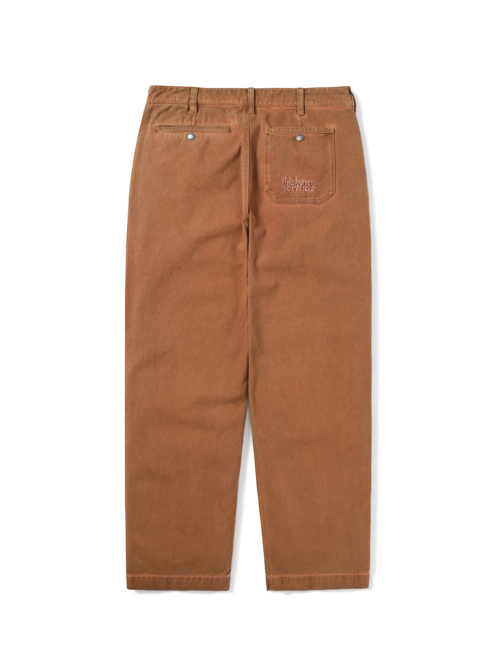 thisisneverthat - OL Overdyed Pant (Washed Orange) product image 6 | TRAB K-Fashion Australia