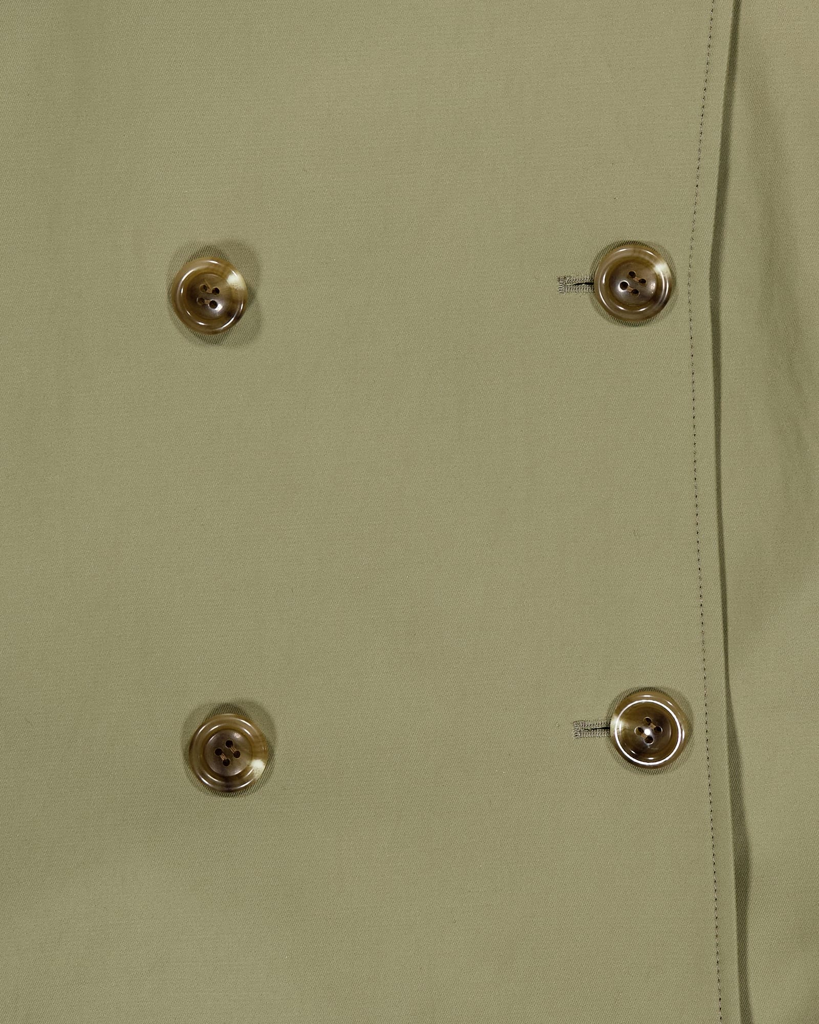 Kimhe Kim - Cotton-Rayon Belted Trench Coat (Olive Green) product image 25 | TRAB K-Fashion Australia