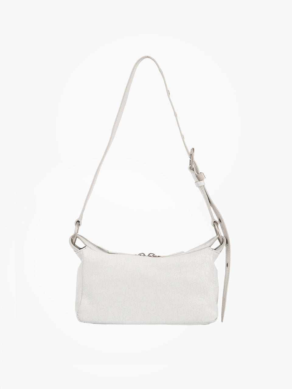 Marge Sherwood - Outpocket Hobo Mini (Off White Cracked) product image 2 | TRAB K-Fashion Australia