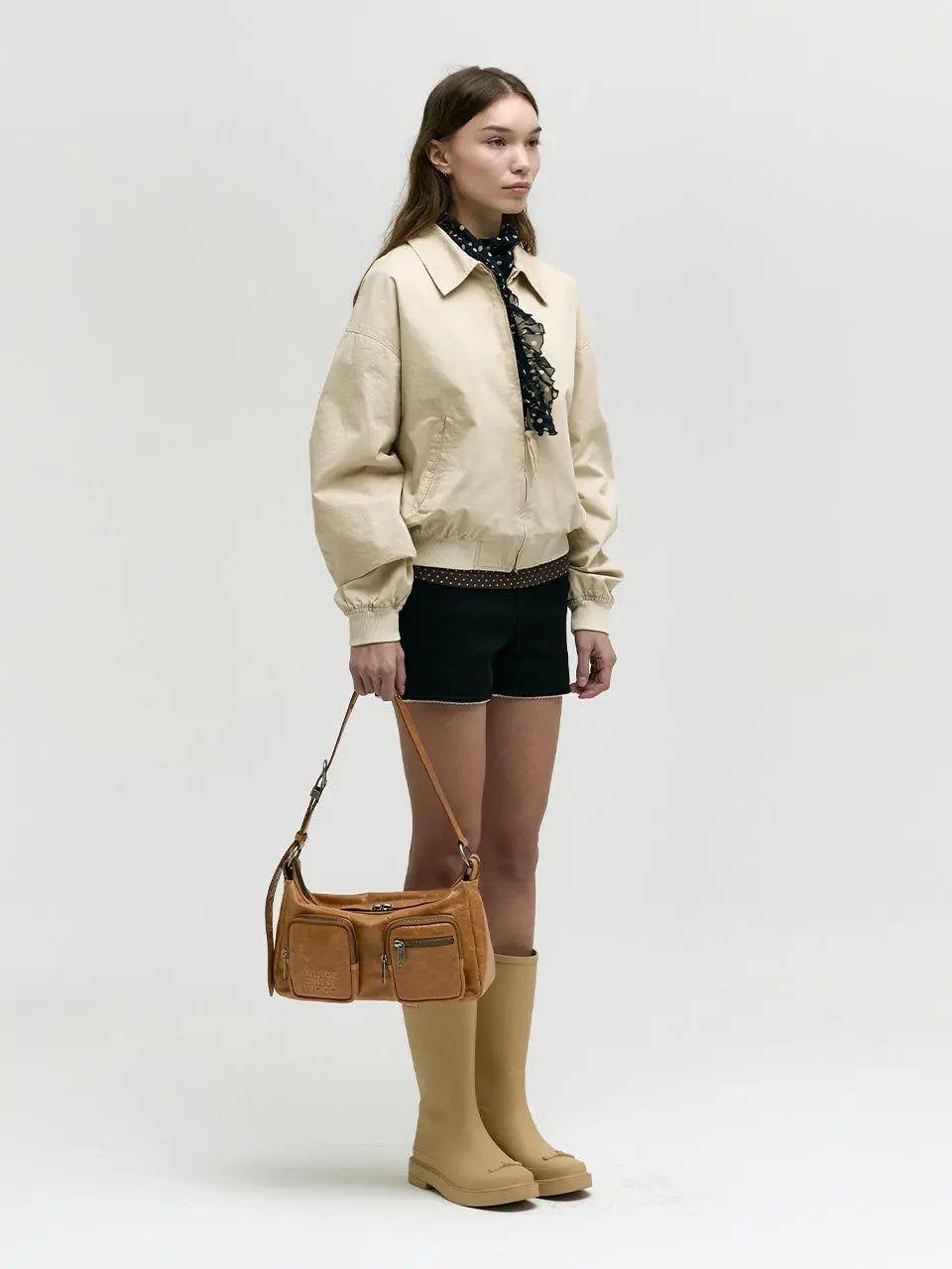 Marge Sherwood - Outpocket Hobo (Soft Camel Pull-Up Crinkle) product image 4 | TRAB K-Fashion Australia