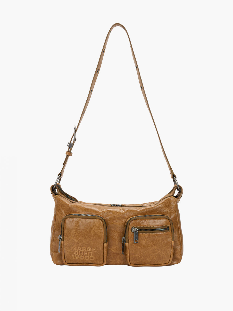 Marge Sherwood - Outpocket Hobo (Soft Camel Pull-Up Crinkle) product image 8 | TRAB K-Fashion Australia