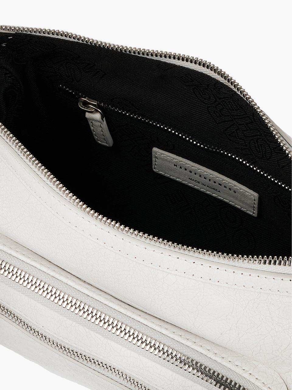 Marge Sherwood - Outpocket Hobo Mini (Off White Cracked) product image 6 | TRAB K-Fashion Australia