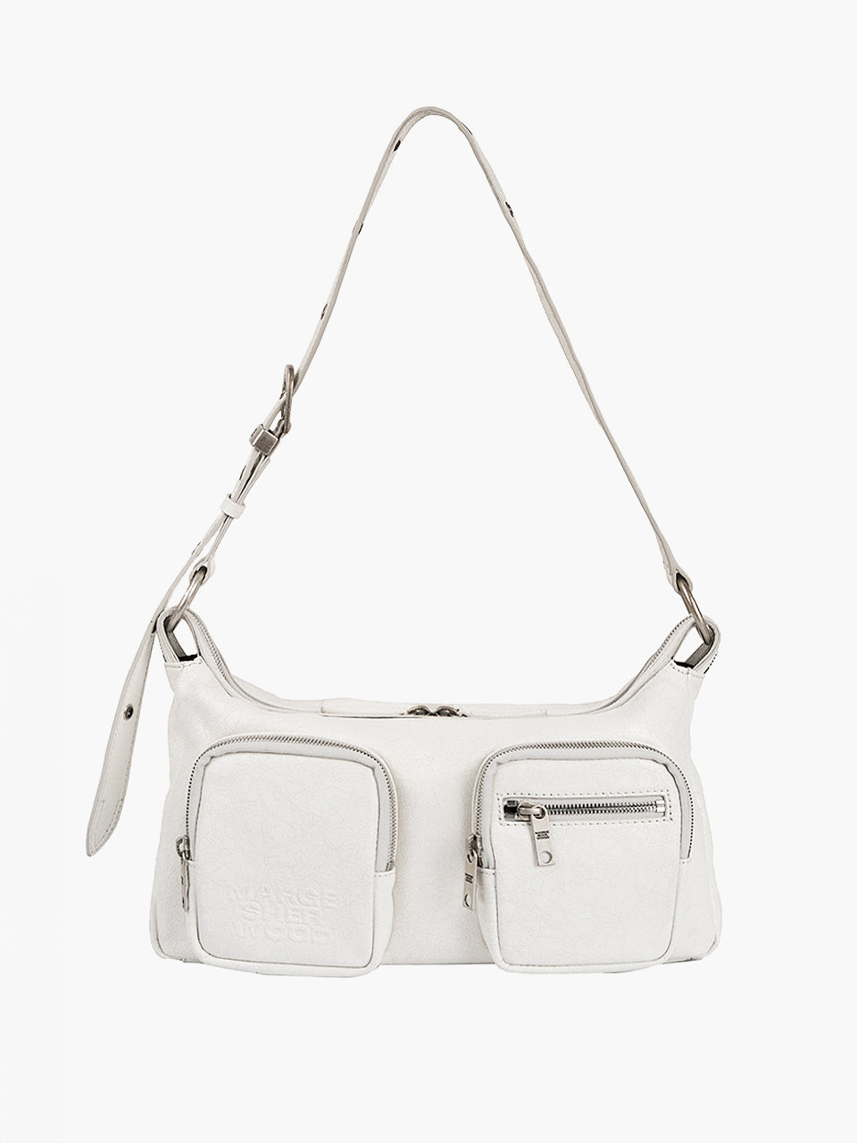 Marge Sherwood - Outpocket Hobo (Off White Cracked) product image 1 | TRAB K-Fashion Australia