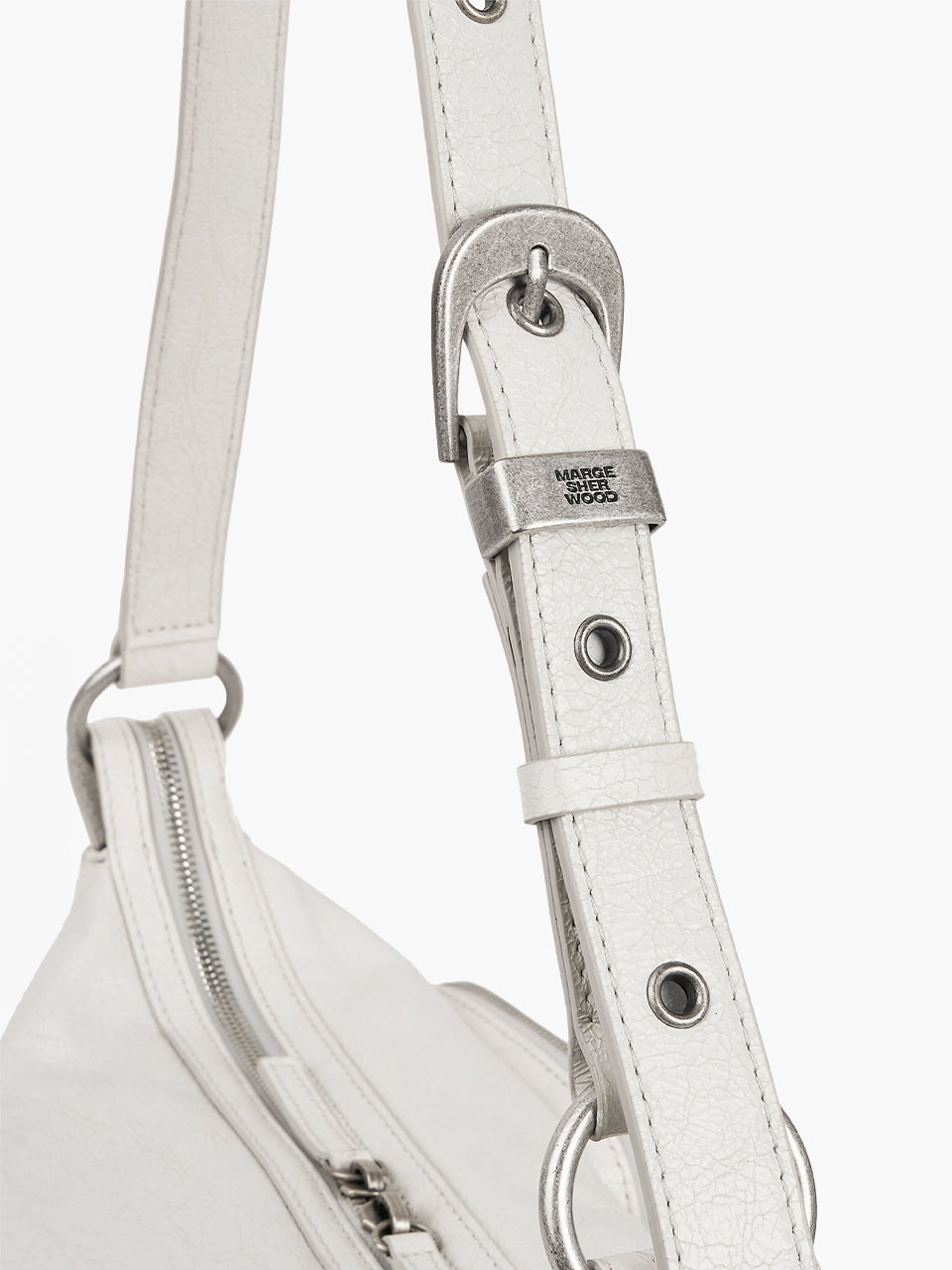 Marge Sherwood - Outpocket Hobo (Off White Cracked) product image 4 | TRAB K-Fashion Australia