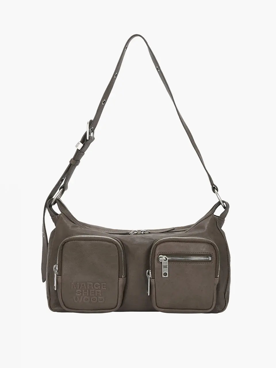 Marge Sherwood - Outpocket Hobo (Taupe Washed Nappa) product image 1 | TRAB K-Fashion Australia