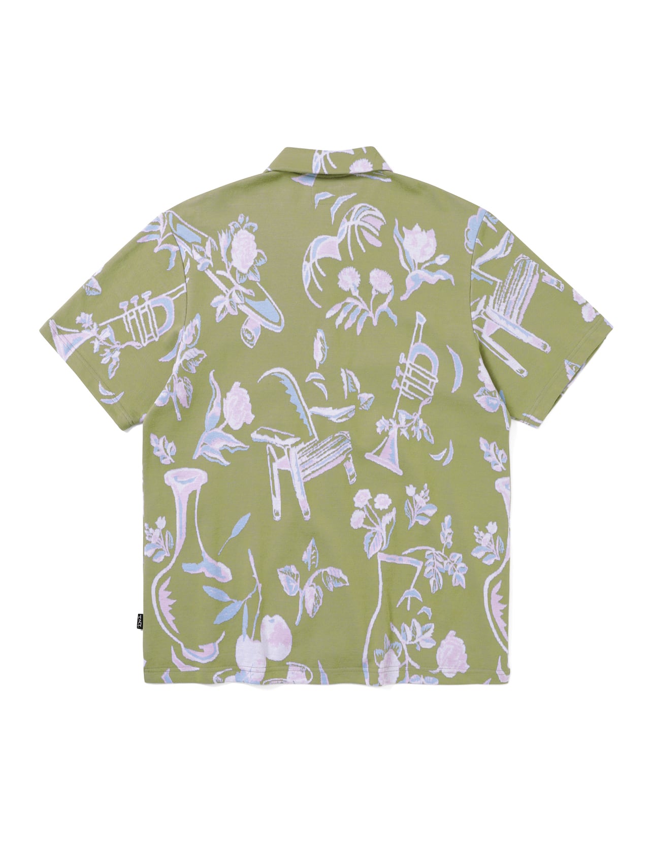 thisisneverthat - Object Jacquard Button Up Top (Green) product image 5 | TRAB K-Fashion Australia