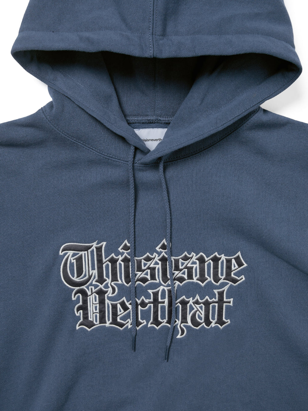 thisisneverthat - Old English Logo Hoodie (Deep Water) product image 2 | TRAB K-Fashion Australia