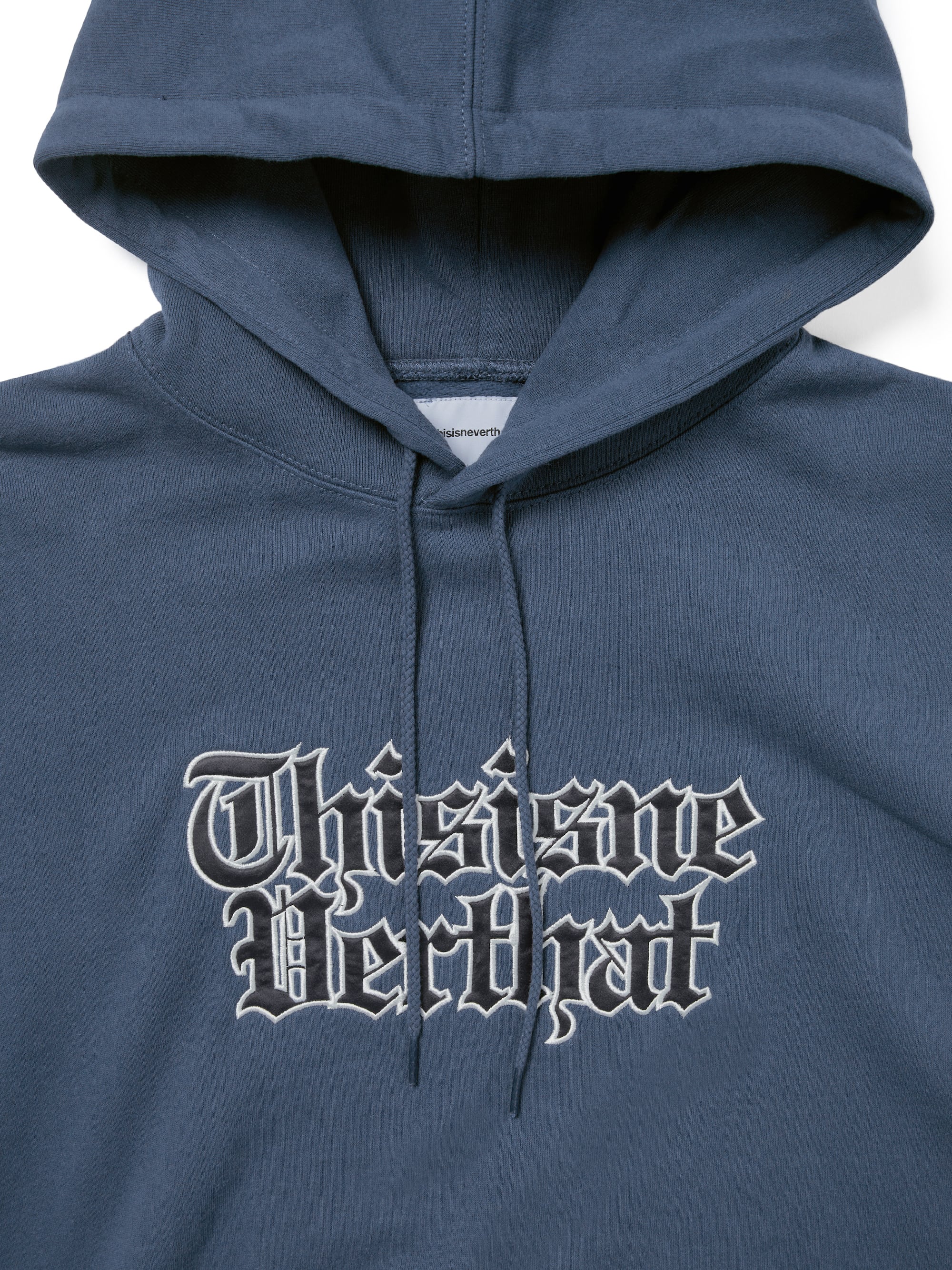 thisisneverthat - Old English Logo Hoodie (Deep Water) product image 2 | TRAB K-Fashion Australia