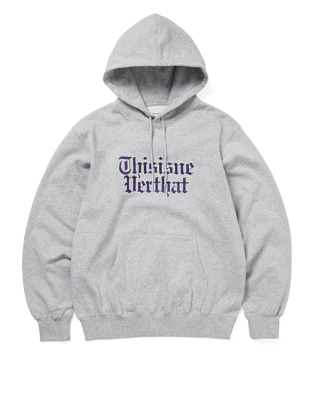 thisisneverthat - Old English Logo Hoodie (Heather Grey) product image 1 | TRAB K-Fashion Australia