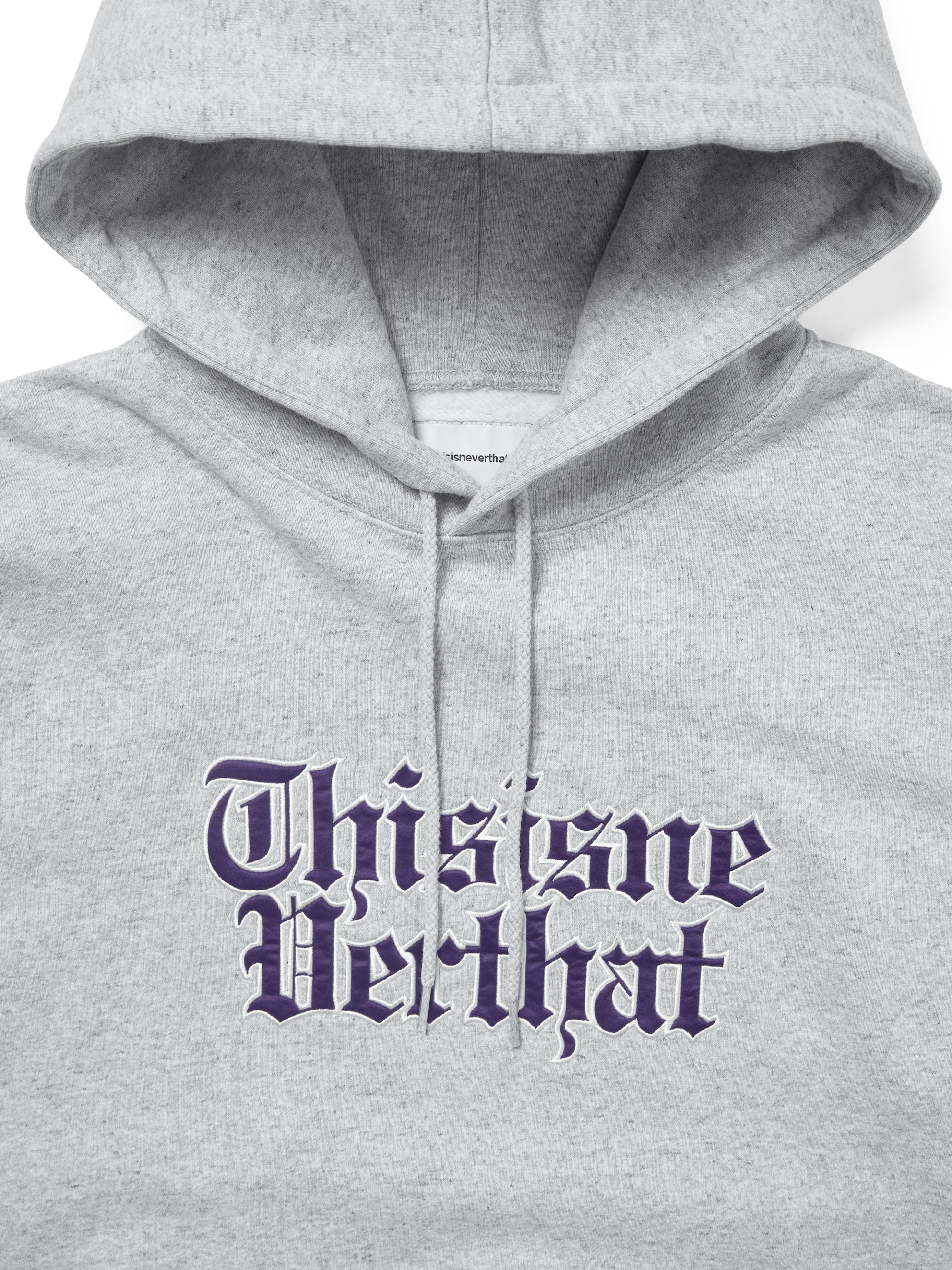 thisisneverthat - Old English Logo Hoodie (Deep Grey) product image 2 | TRAB K-Fashion Australia
