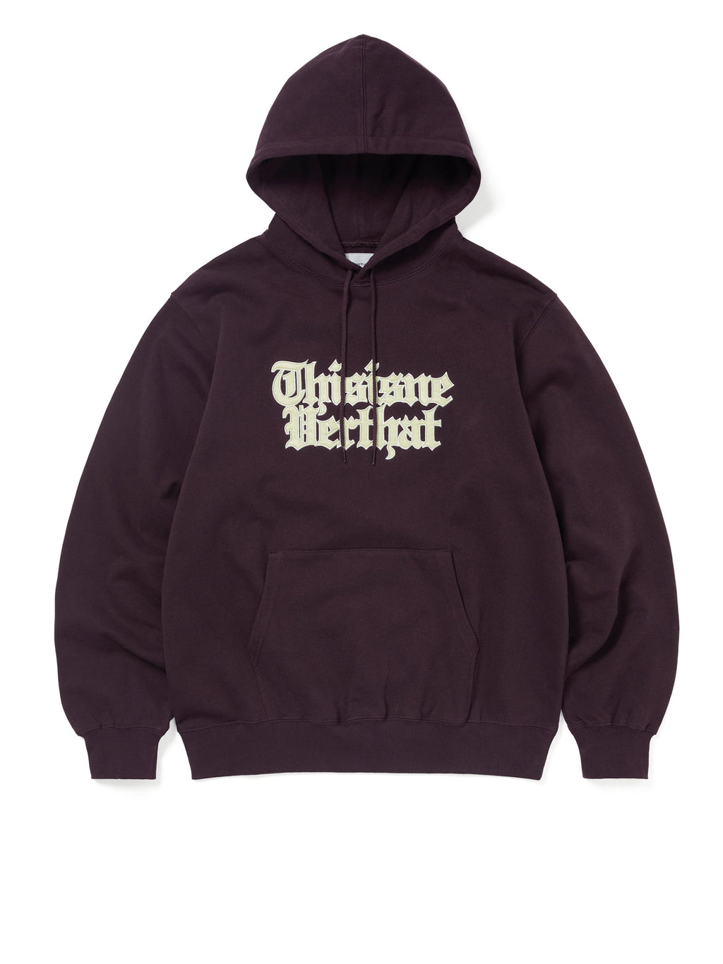 thisisneverthat - Old English Logo Hoodie (Wine) product image 1 | TRAB K-Fashion Australia