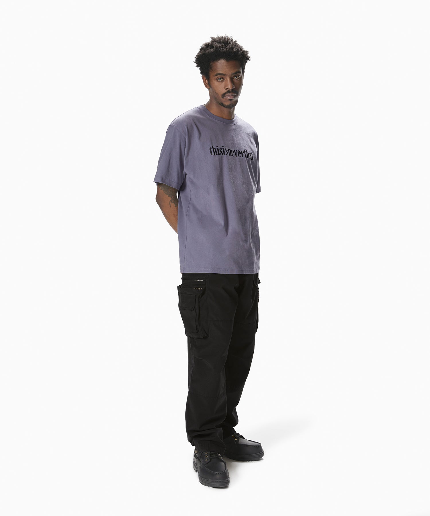 thisisneverthat - Onyx Logo Tee Purple (Grey) product image 4 | TRAB K-Fashion Australia