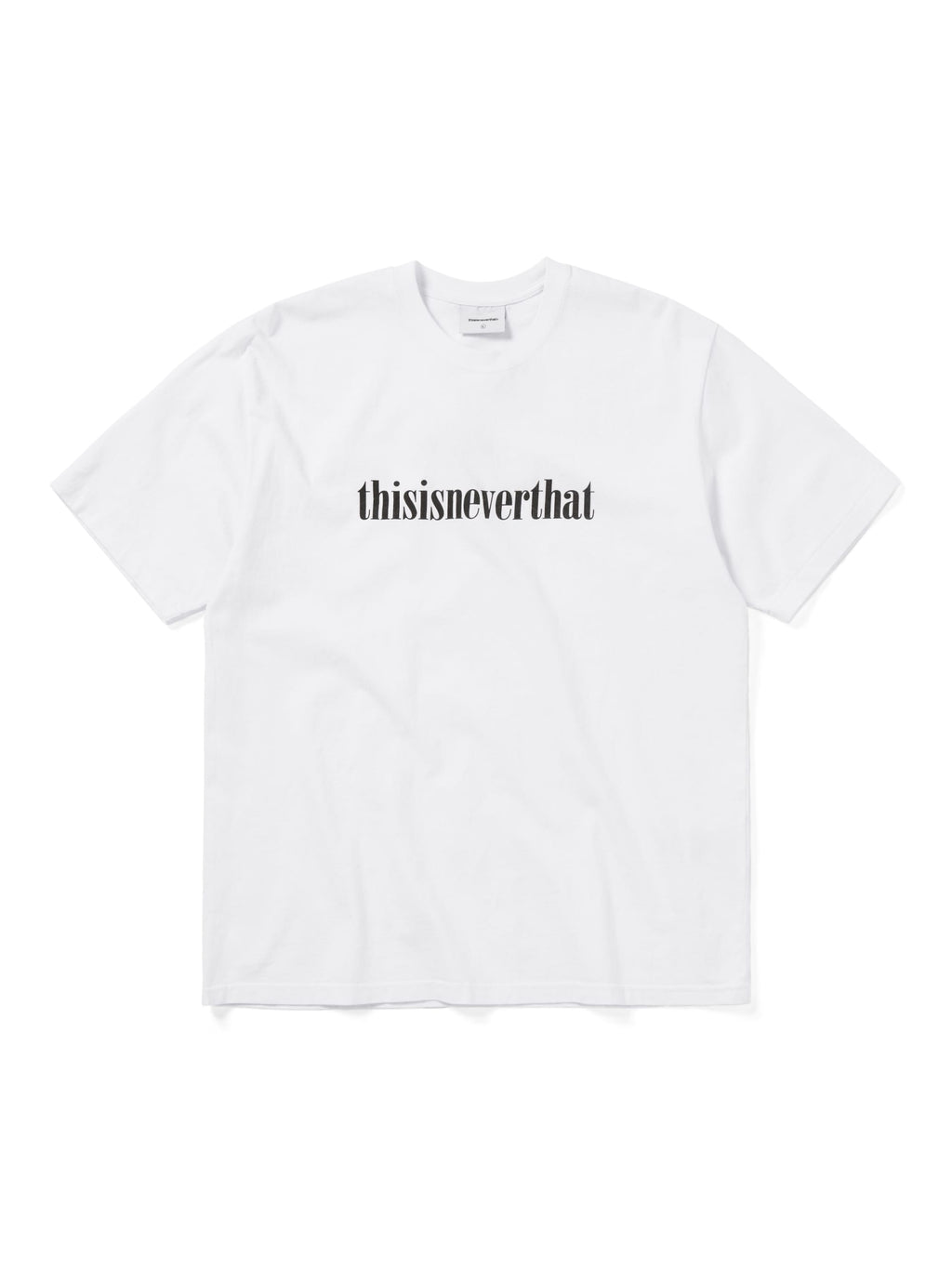 thisisneverthat - Onyx Logo Tee (White) product image 1 | TRAB K-Fashion Australia