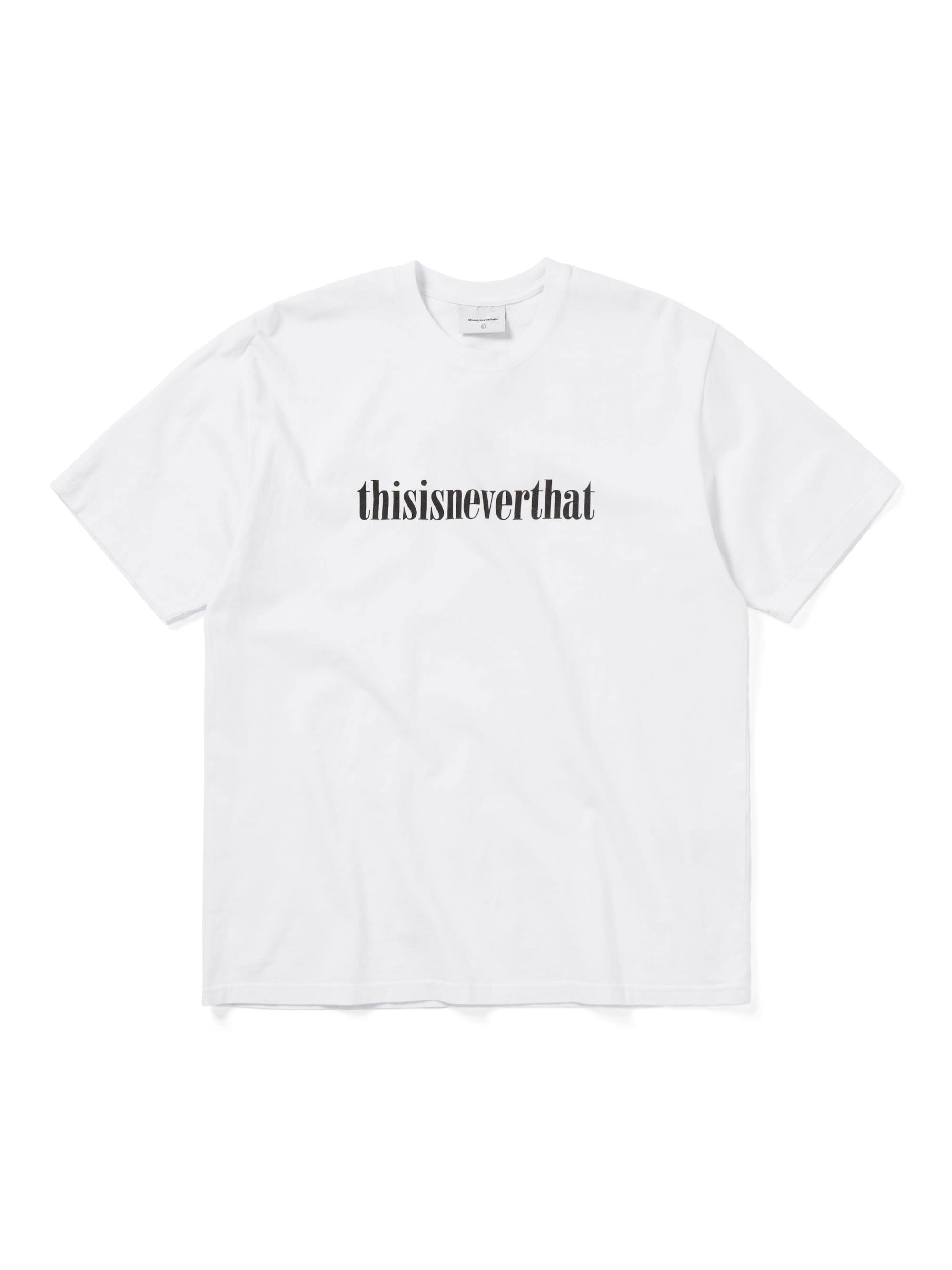 thisisneverthat - Onyx Logo Tee (White) product image 1 | TRAB K-Fashion Australia