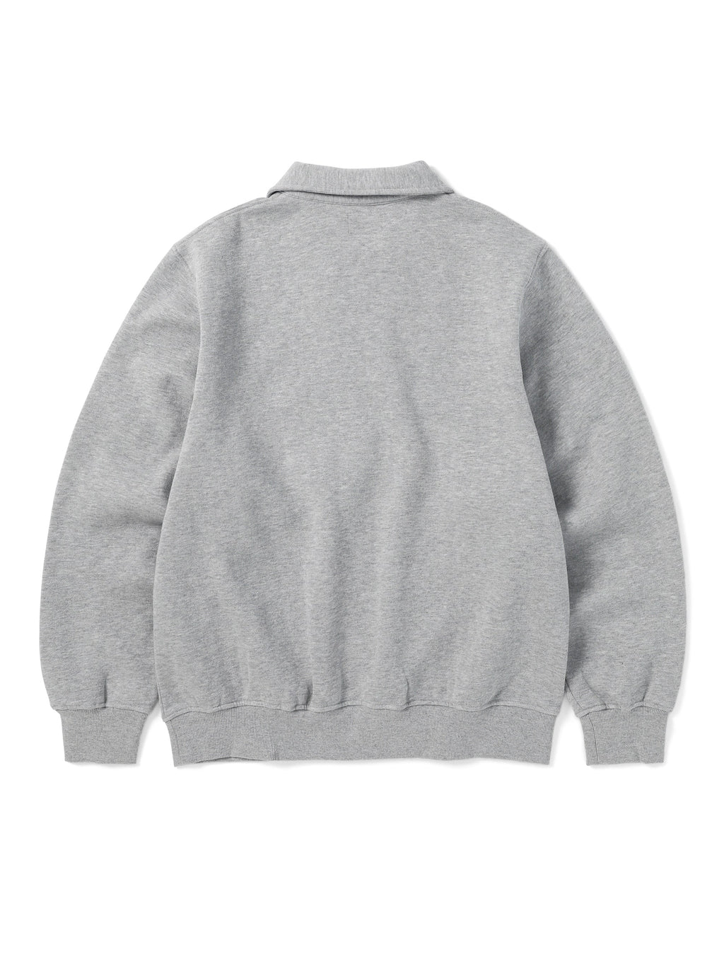 thisisneverthat - Open Collar Sweatshirt (Heather Grey) product image 4 | TRAB K-Fashion Australia