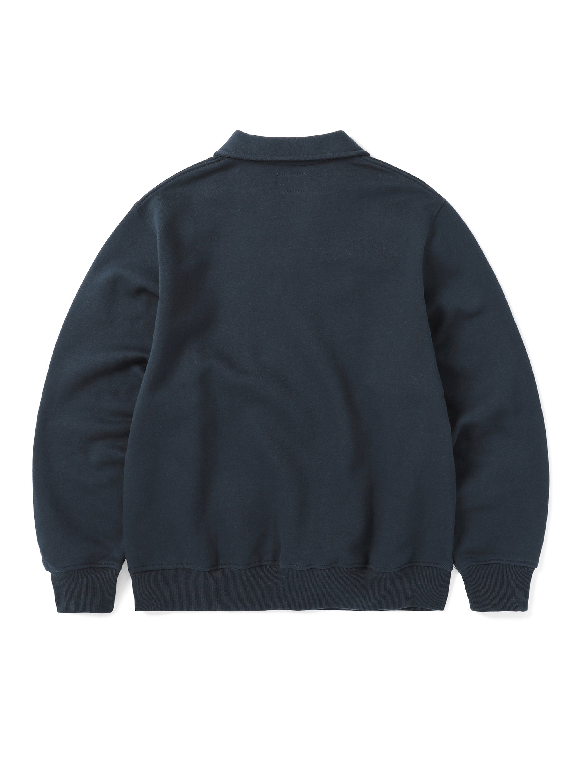 thisisneverthat - Open Collar Sweatshirt (Navy) product image 4 | TRAB K-Fashion Australia
