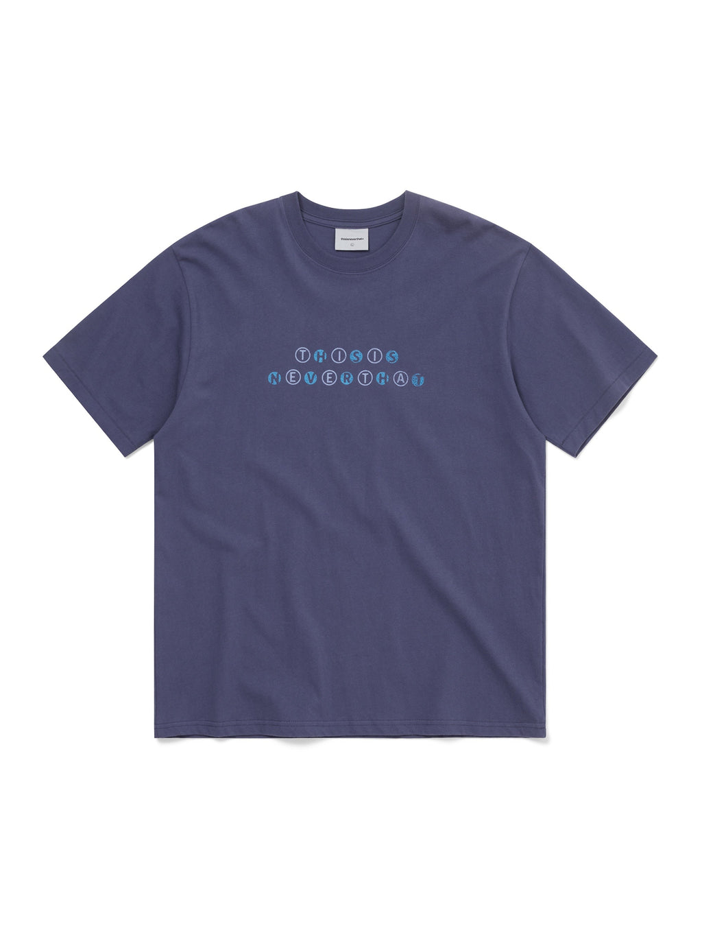 thisisneverthat - Orb Type Tee (Blue) product image 1 | TRAB K-Fashion Australia