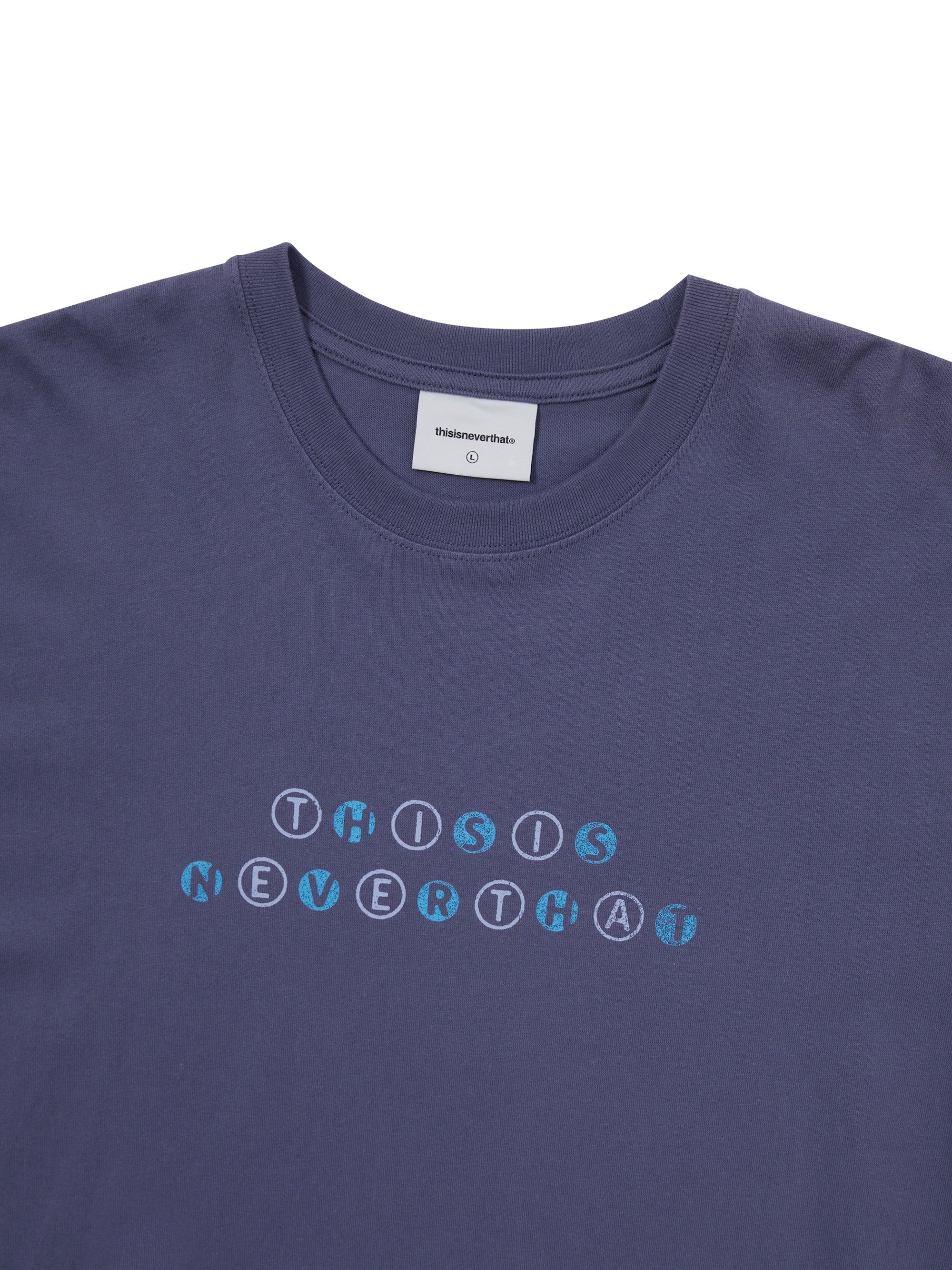 thisisneverthat - Orb Type Tee (Blue) product image 2 | TRAB K-Fashion Australia