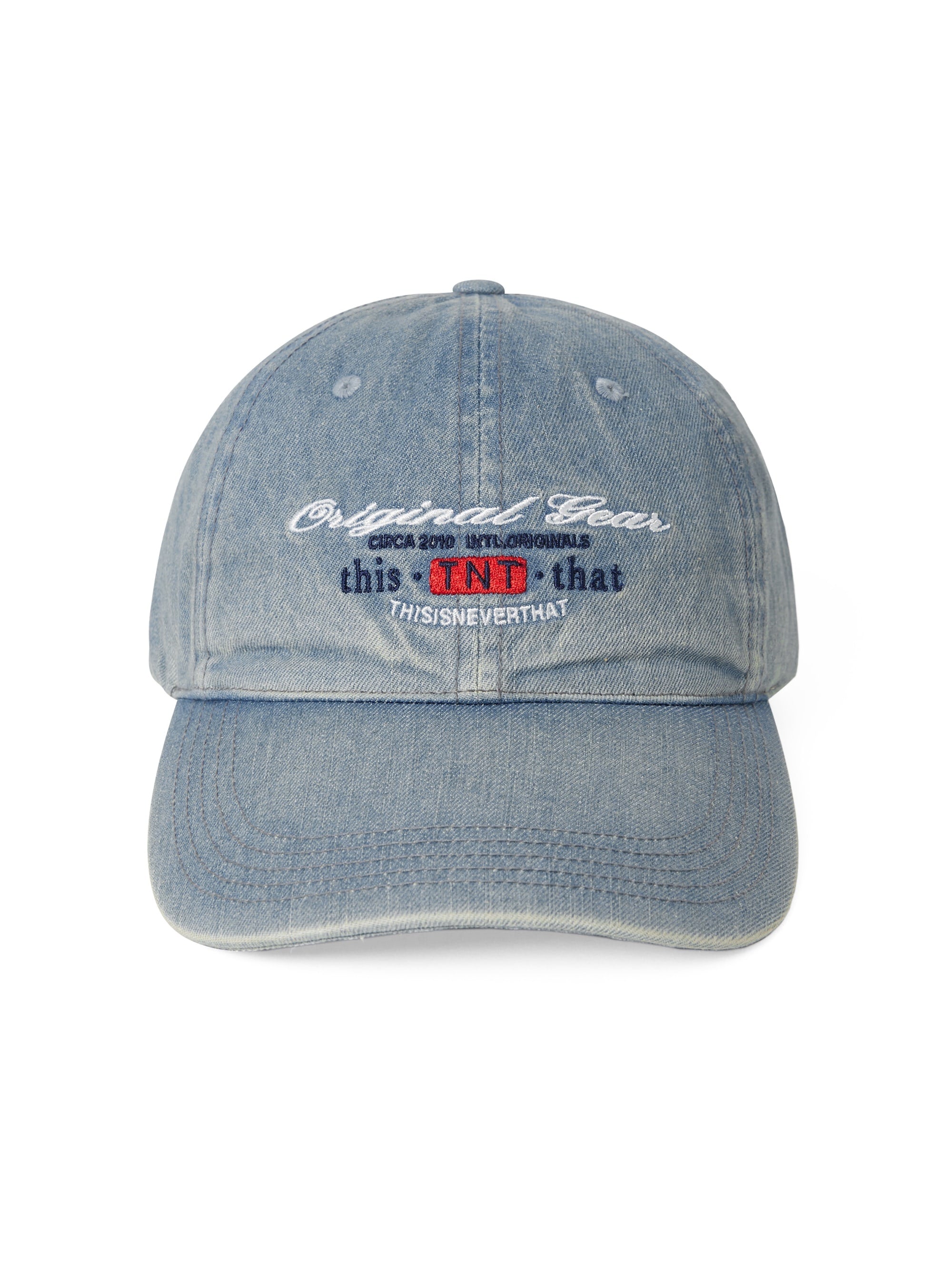 thisisneverthat - Original Gear Denim Cap (Washed Blue) product image 2 | TRAB K-Fashion Australia