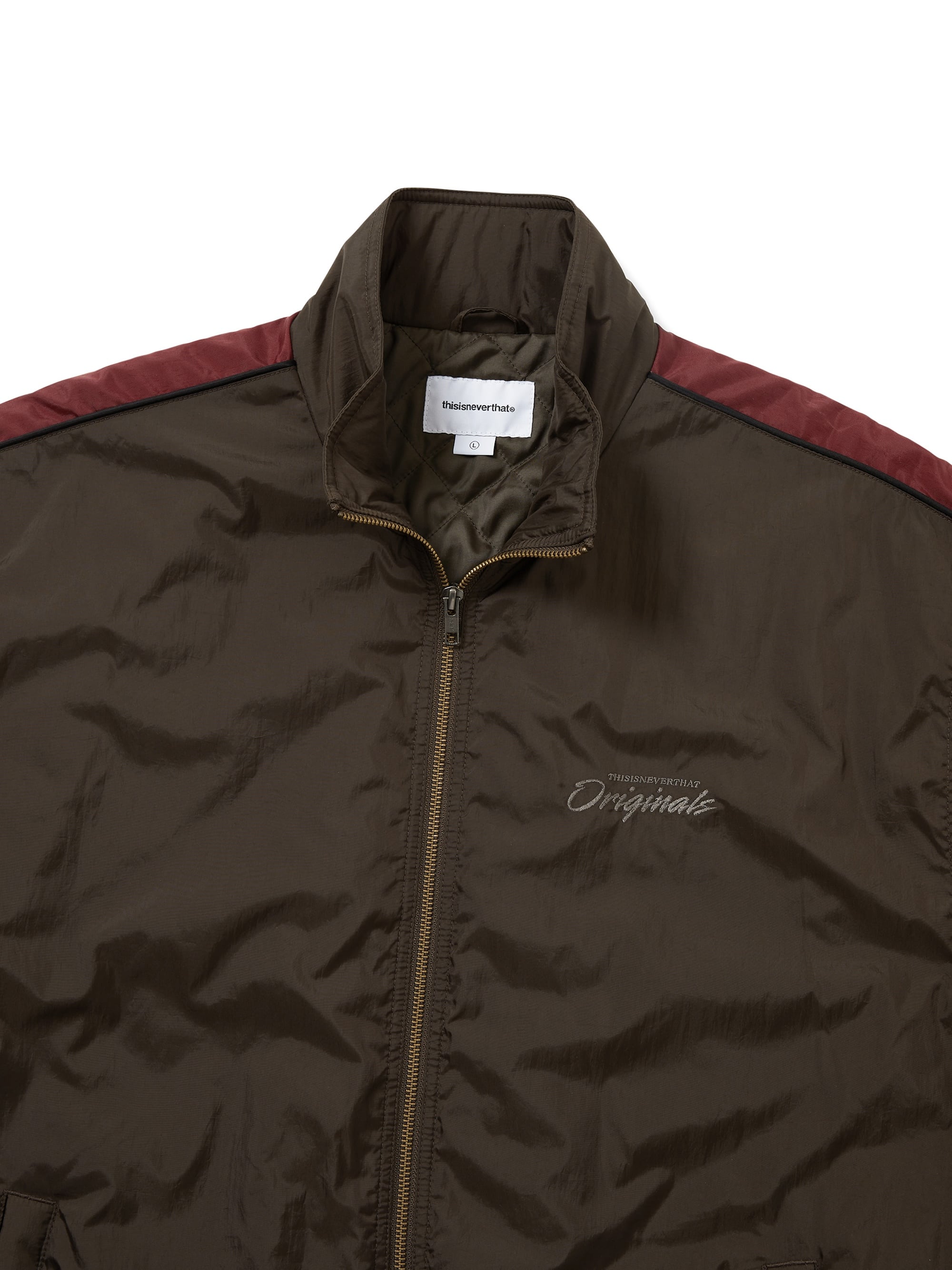 thisisneverthat - Originals Warm Up Jacket (Brown) product image 2 | TRAB K-Fashion Australia
