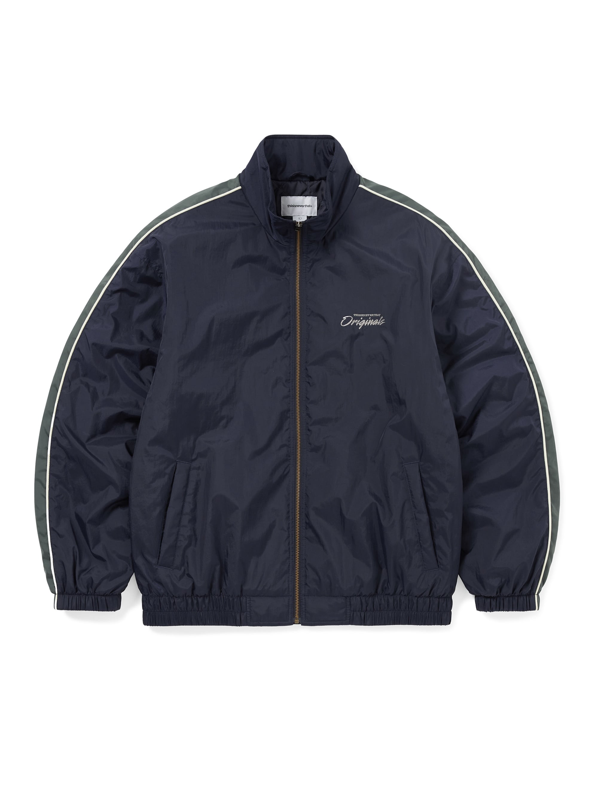 thisisneverthat - Originals Warm Up Jacket (Navy) product image 1 | TRAB K-Fashion Australia
